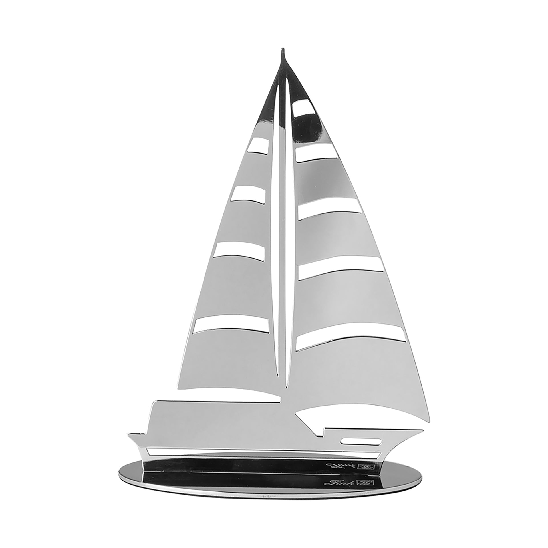 SAILER Deko-Segelboot silberfarben