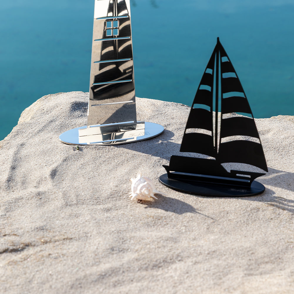 SAILER Deko-Segelboot schwarz