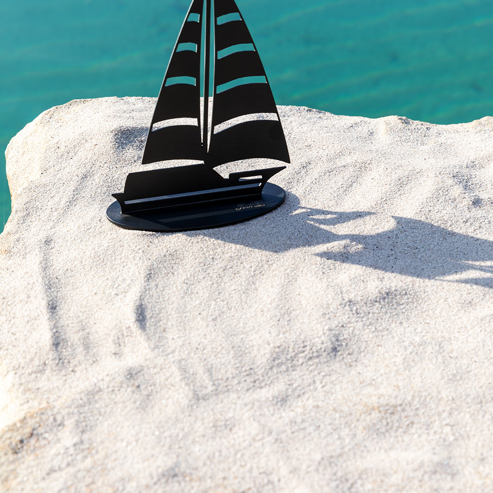SAILER Deko-Segelboot schwarz