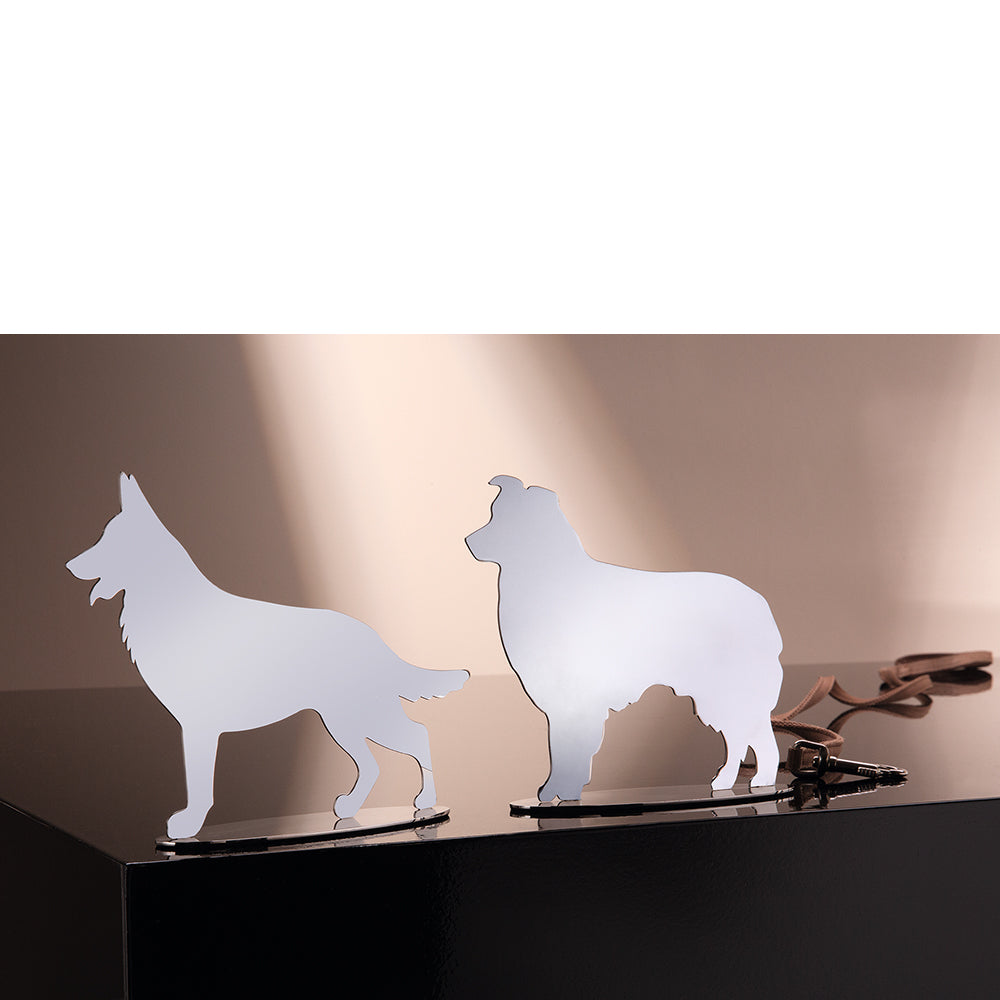 HUNTER Deko Hund silberfarben