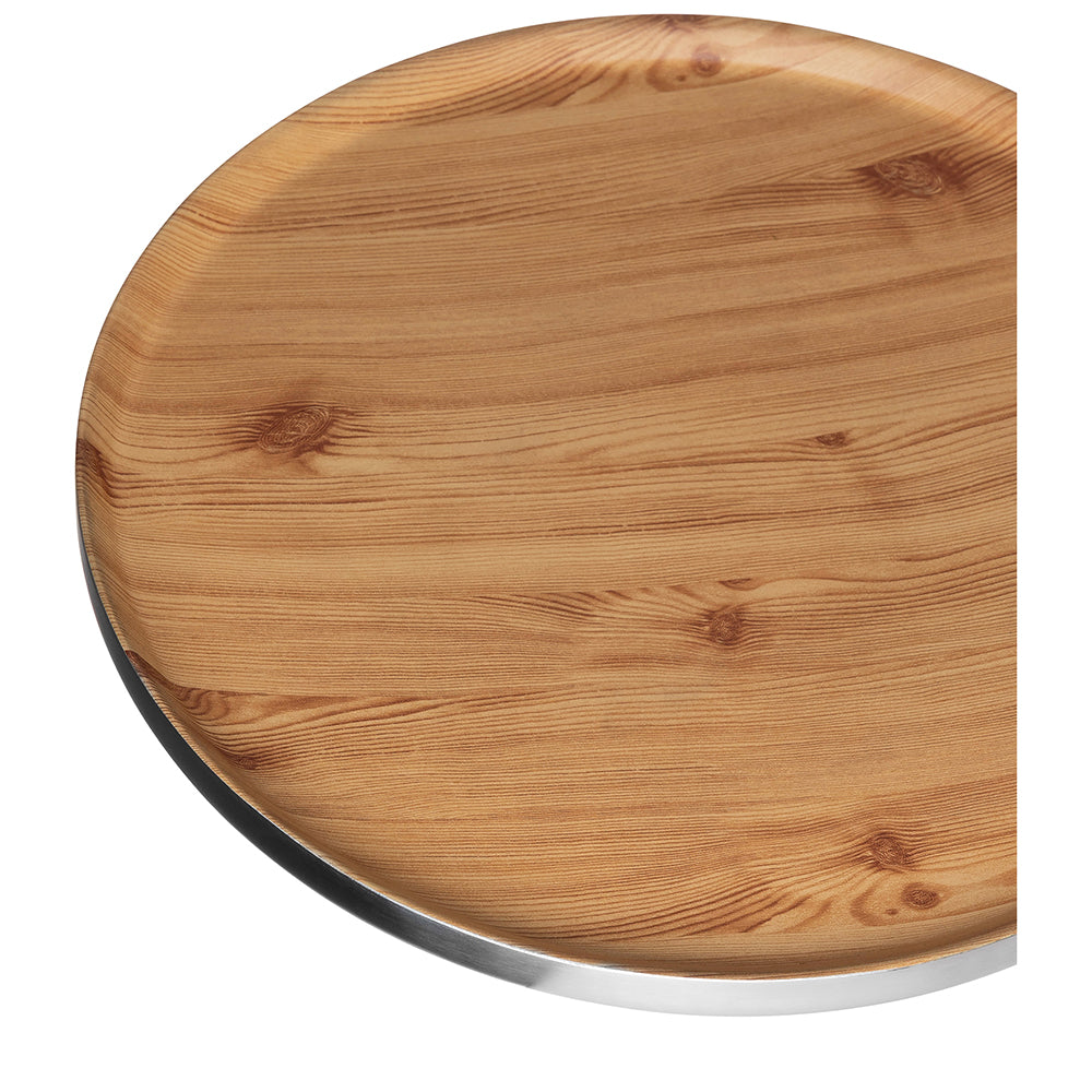 TIMBER Tablett silberfarben