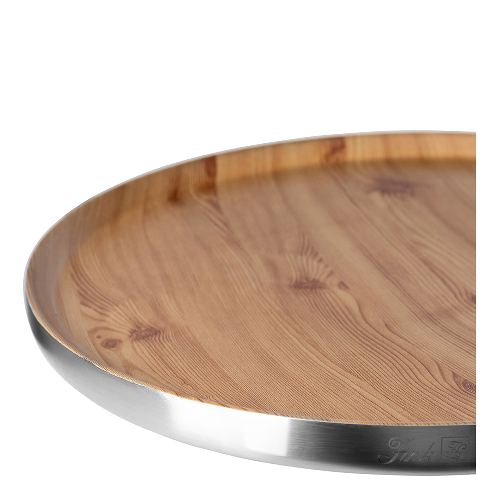 TIMBER Tablett silberfarben