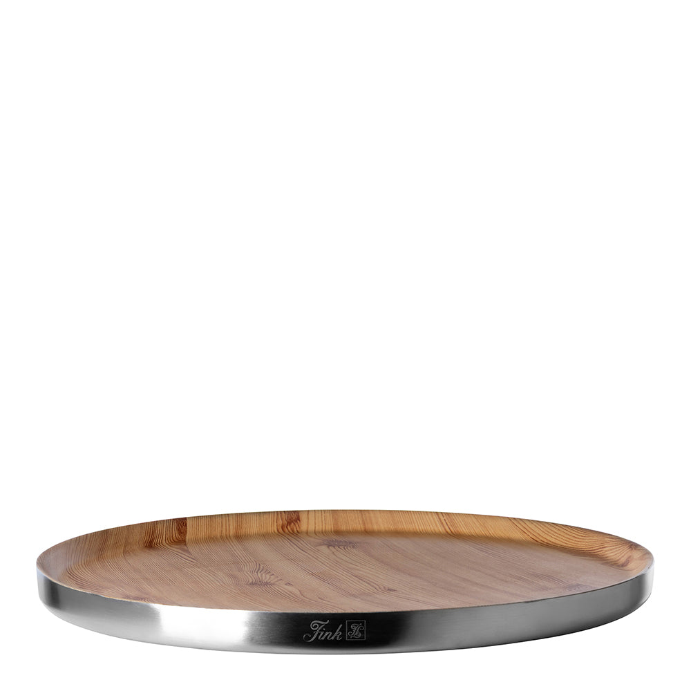 TIMBER Tablett silberfarben