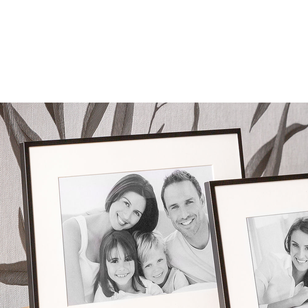 NIGRA Bilderrahmen 10x10 cm schwarz