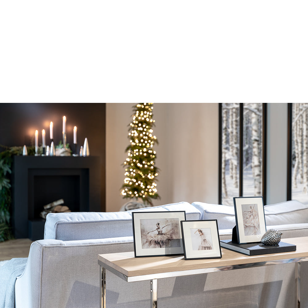 NIGRA Bilderrahmen 10x10 cm schwarz