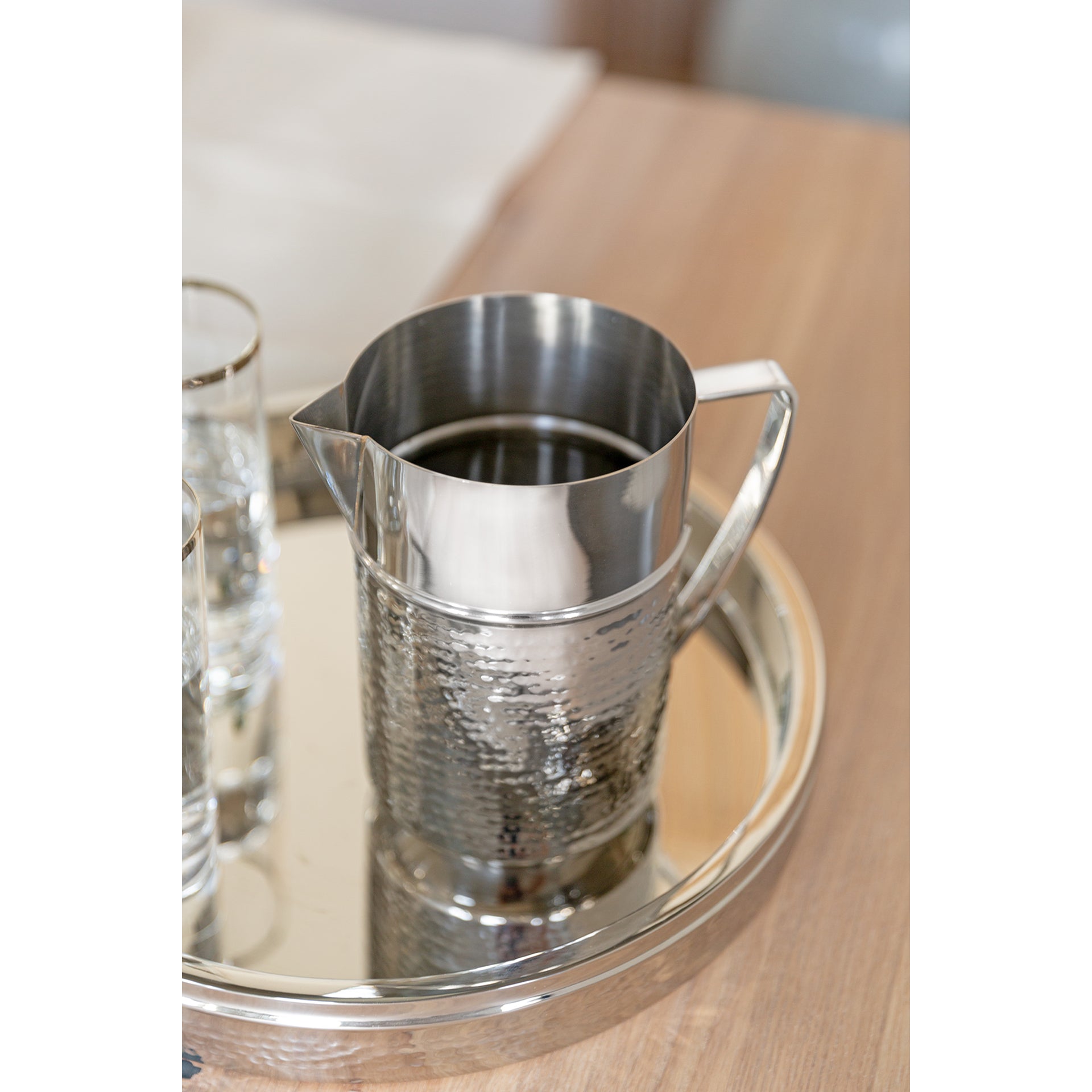 NASSAU Wasserkrug silberfarben