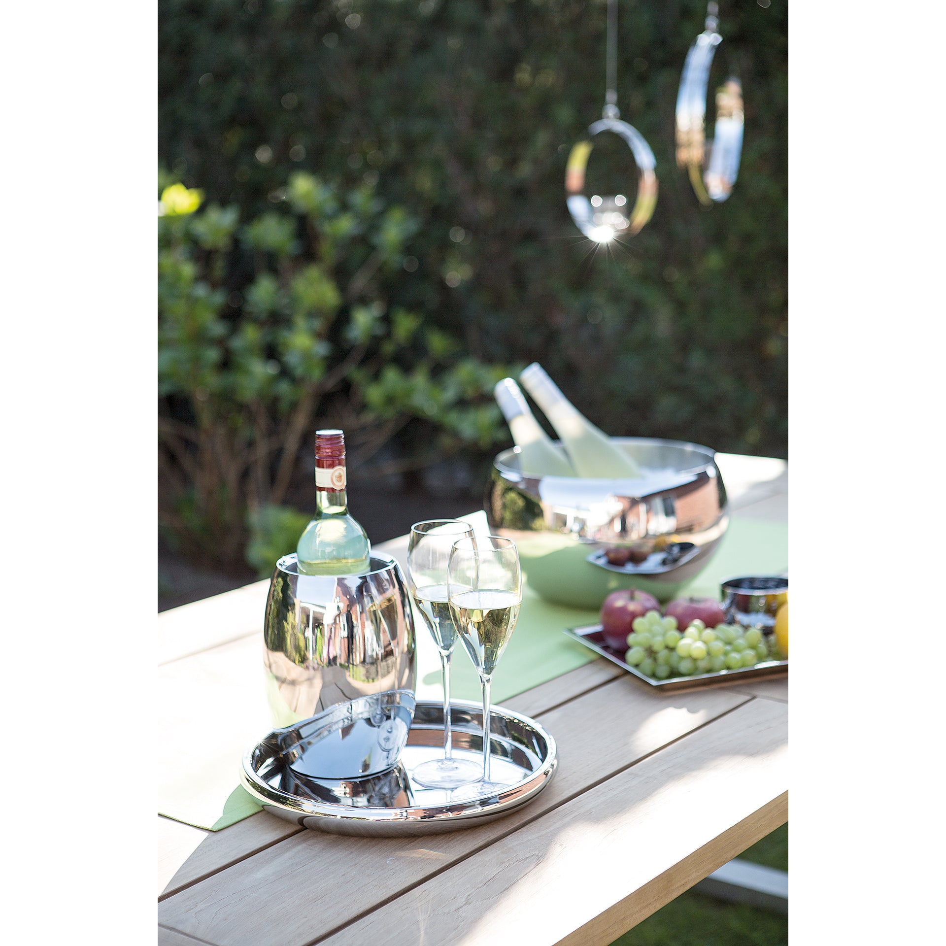 APOLLO Tablett silberfarben