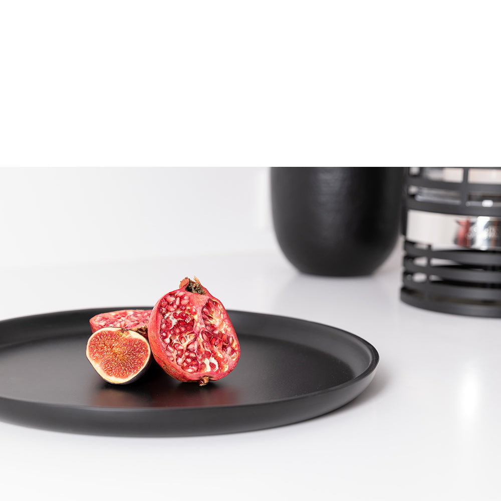 TONJO Tablett silberfarben