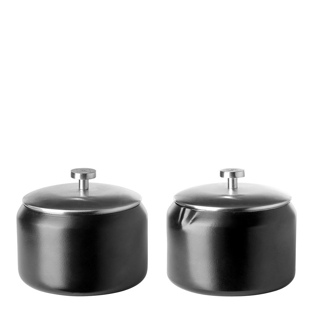 DUO Milch und Zucker Set silberfarben