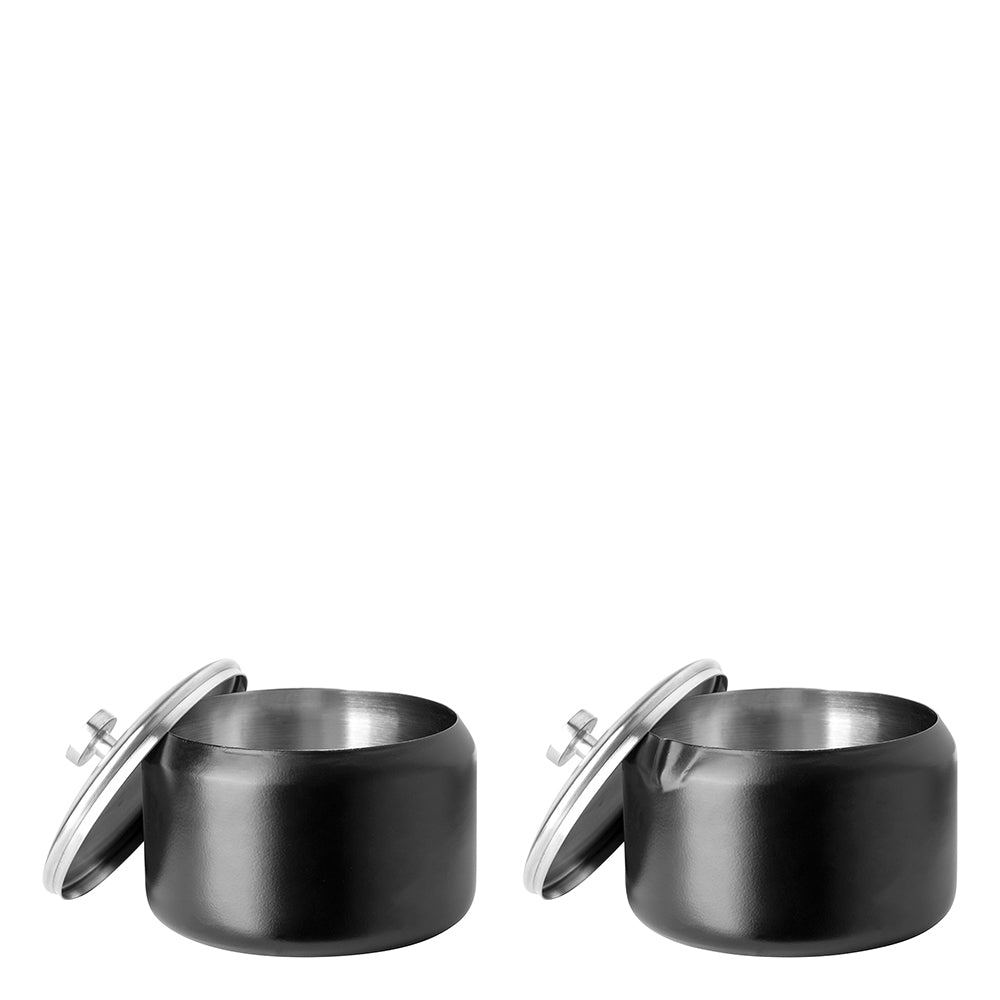 DUO Milch und Zucker Set silberfarben