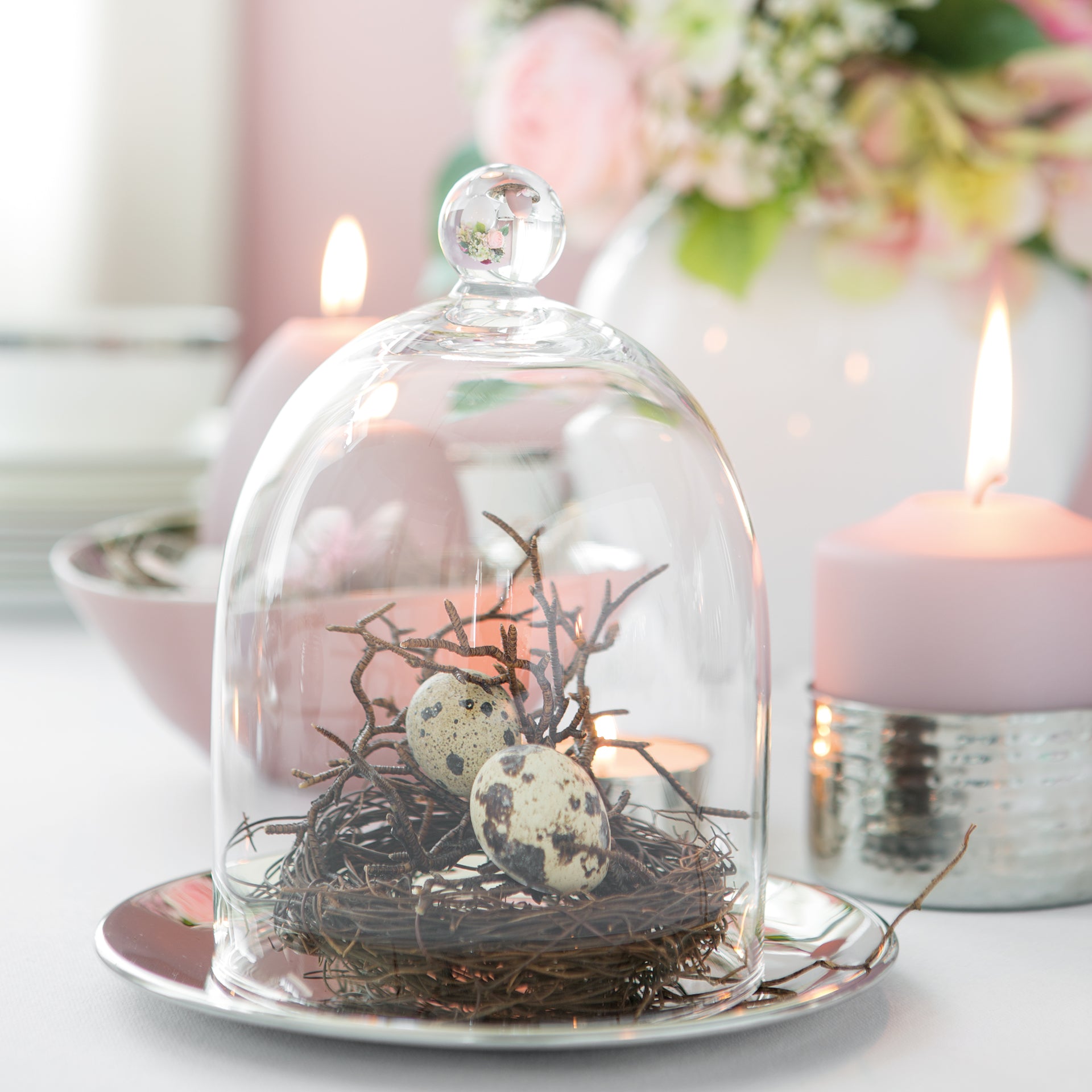 SAMUEL Untersetzer silberfarben