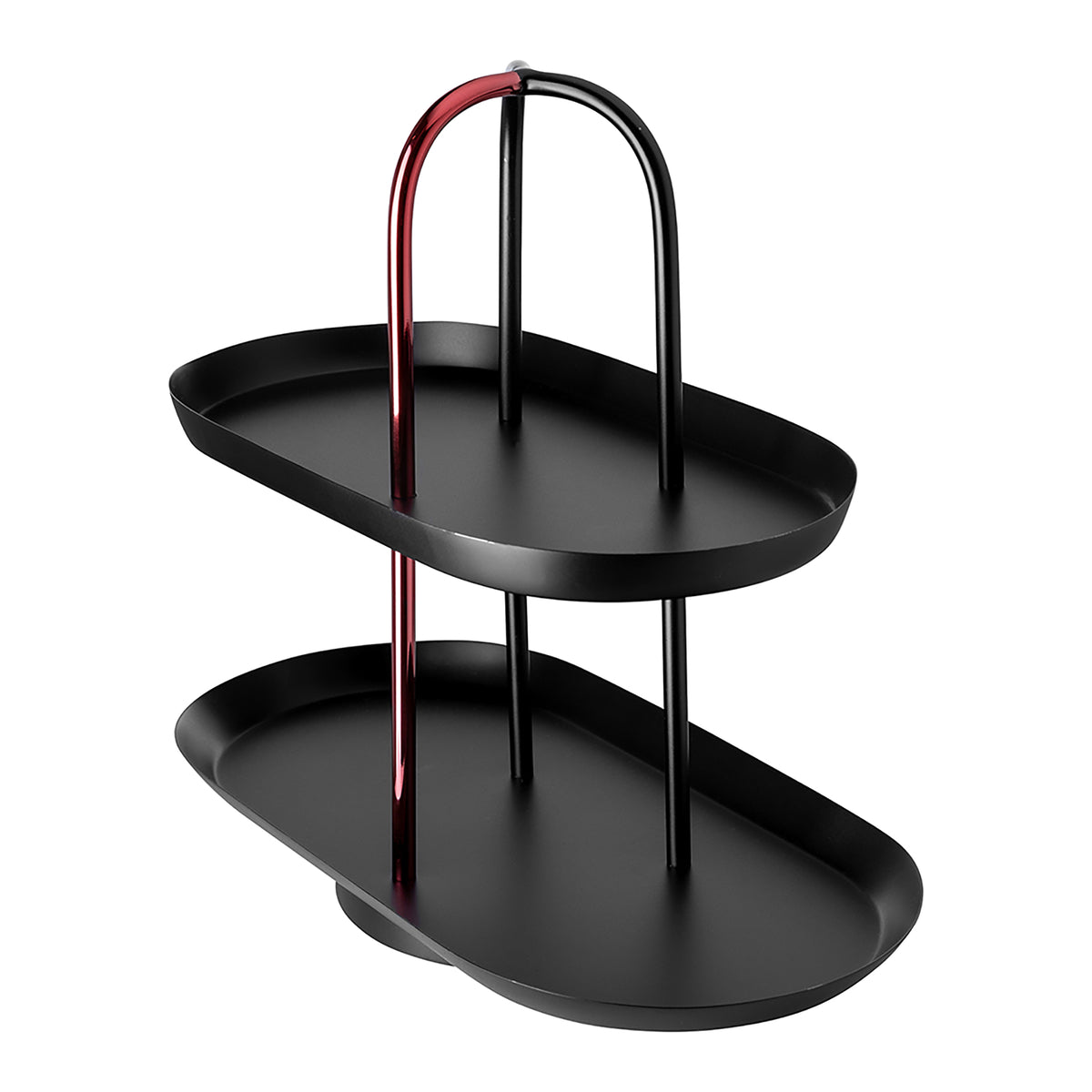UPPER EAST 2er Etagere schwarz