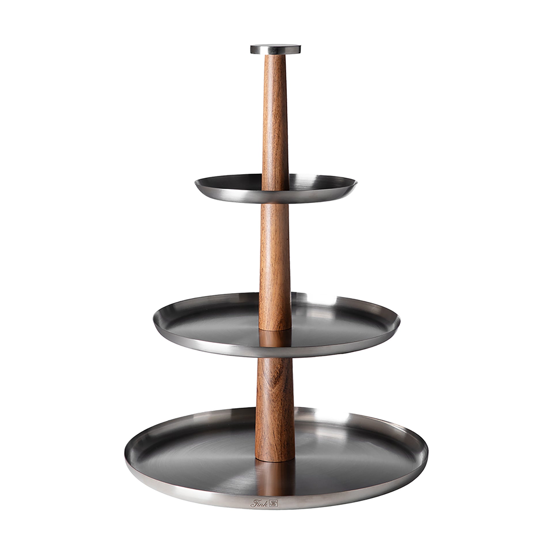 ROMA 3er Etagere silberfarben