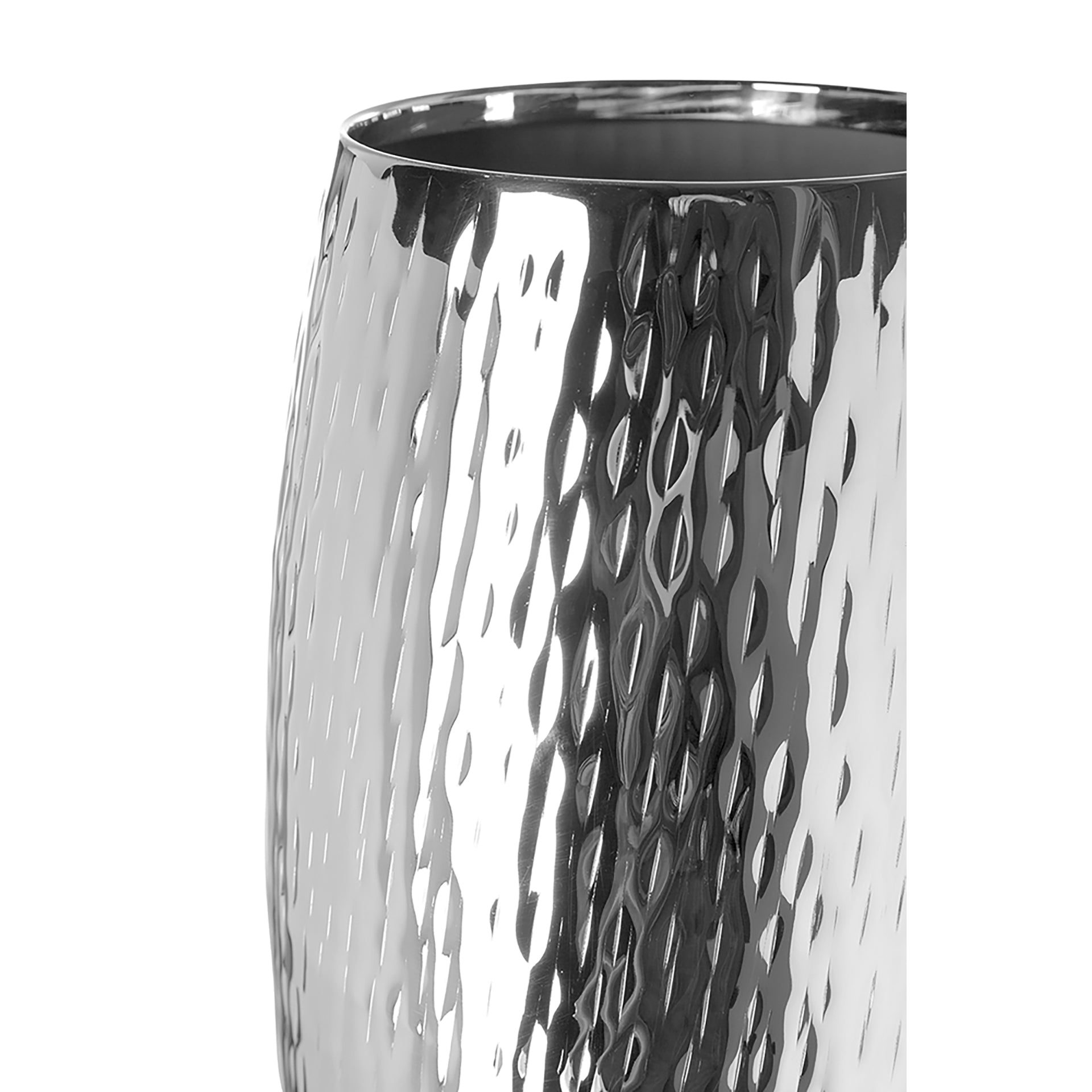 AFRICA Vase silberfarben