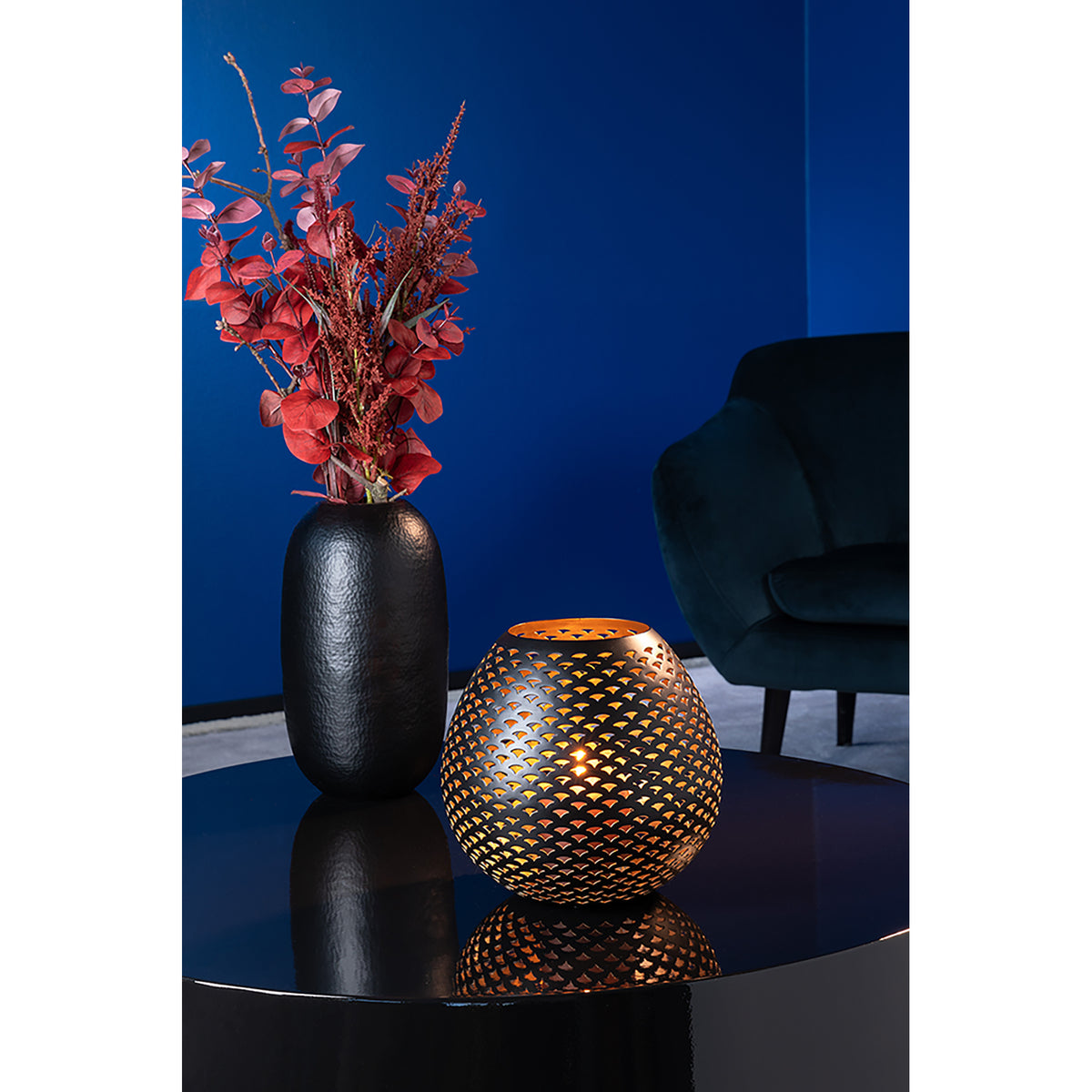 BRASIL Vase schwarz