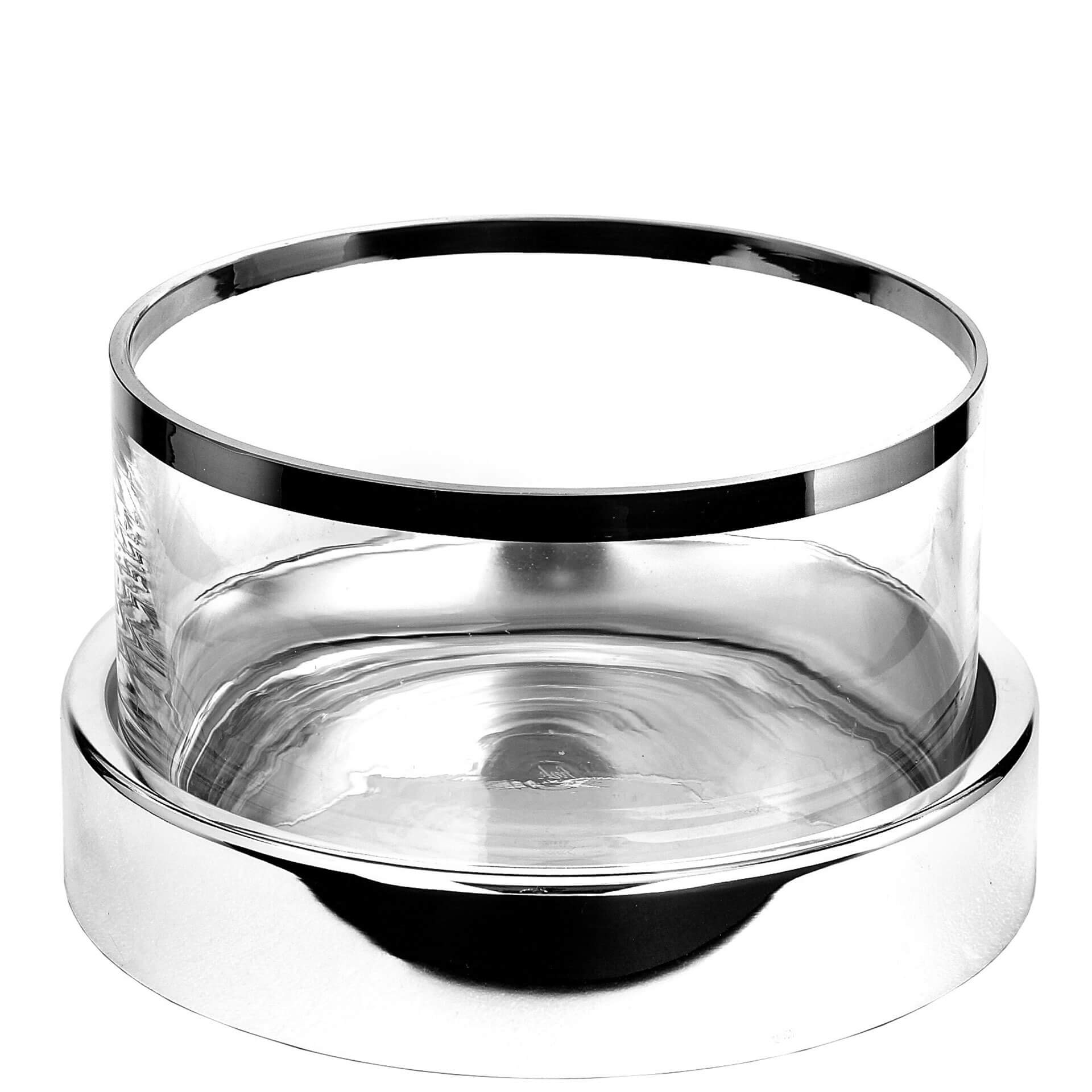 EMPIRE Windlicht silberfarben