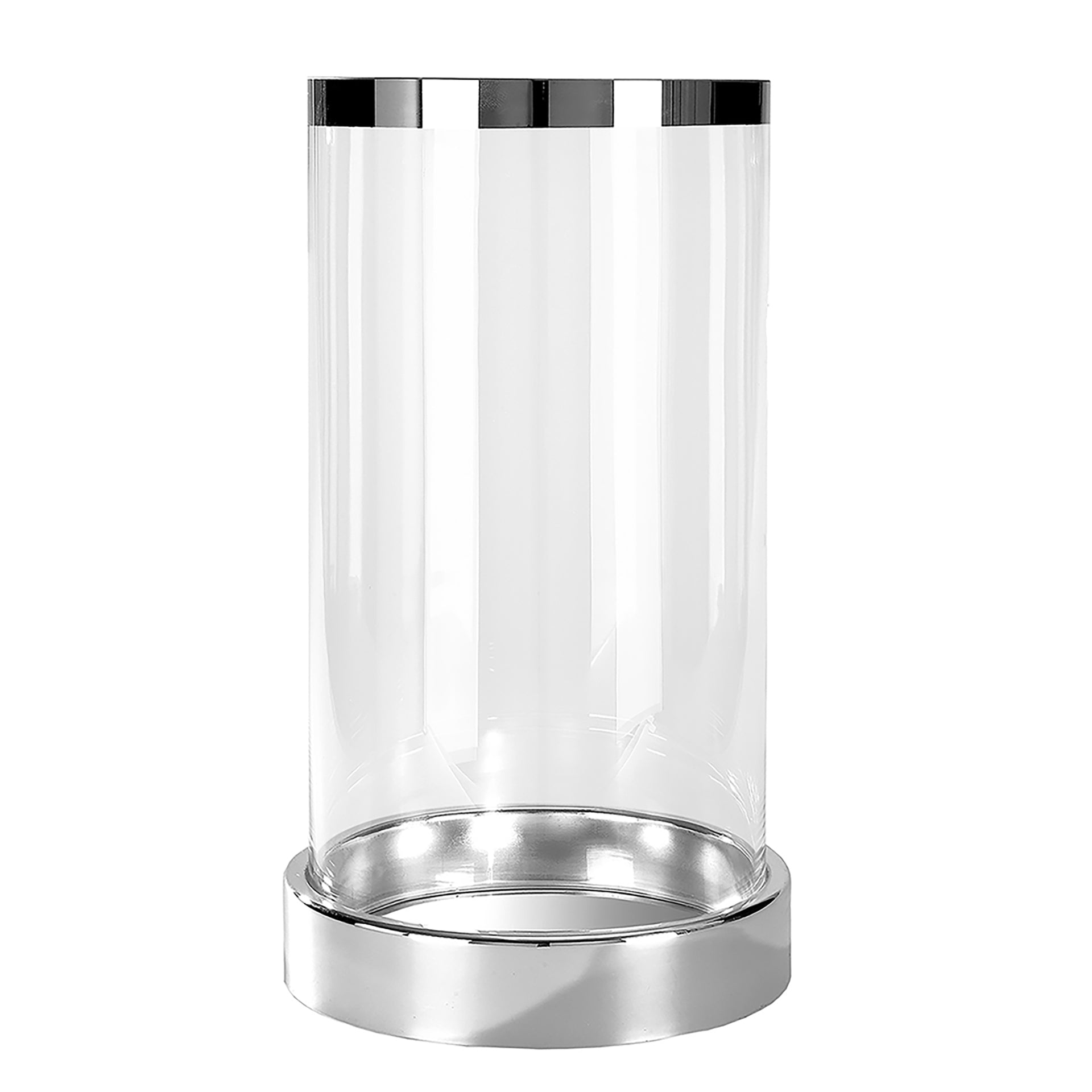 EMPIRE Windlicht silberfarben