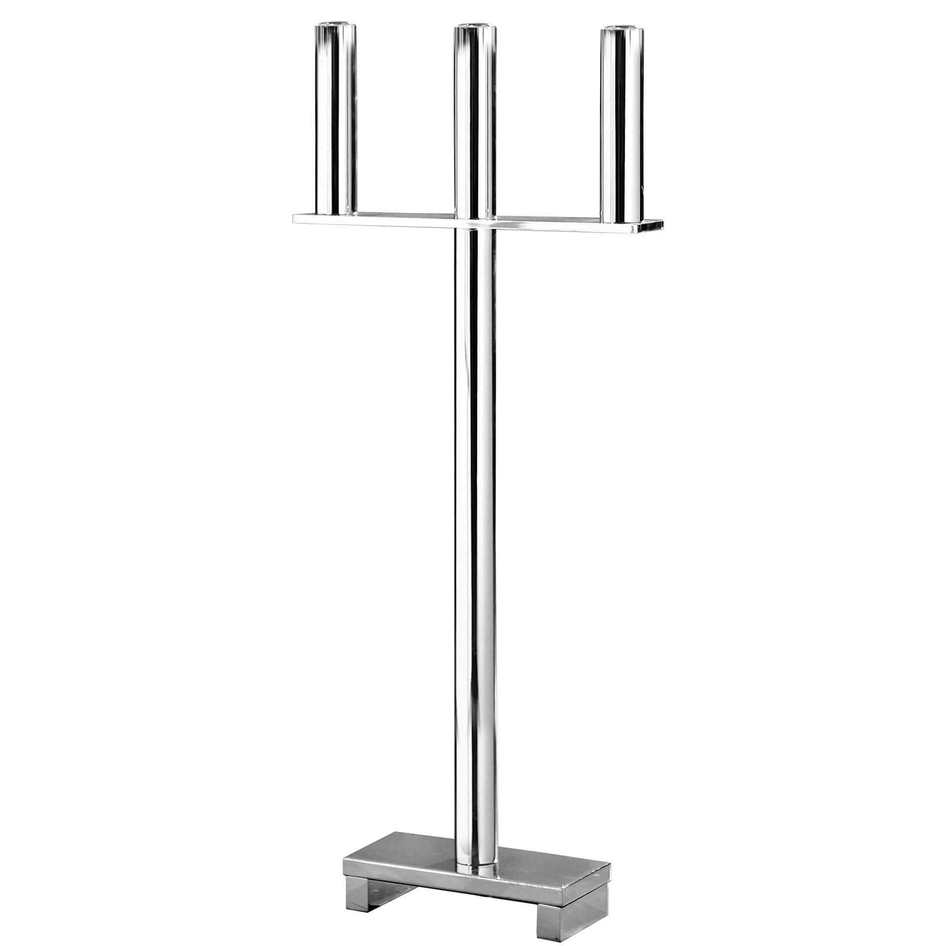 MEMPHIS Bodenleuchter, 3-flammig silberfarben