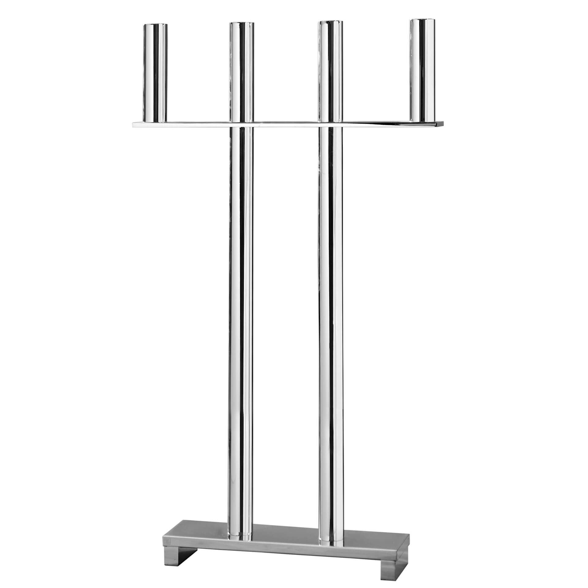 MEMPHIS Bodenleuchter, 4-flammig silberfarben