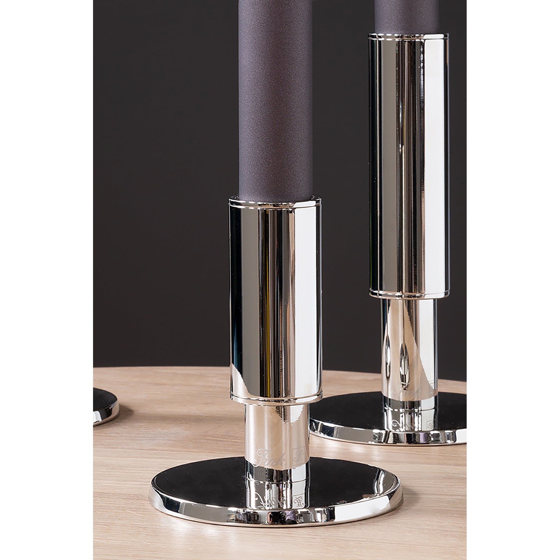 RITMO Leuchter silberfarben