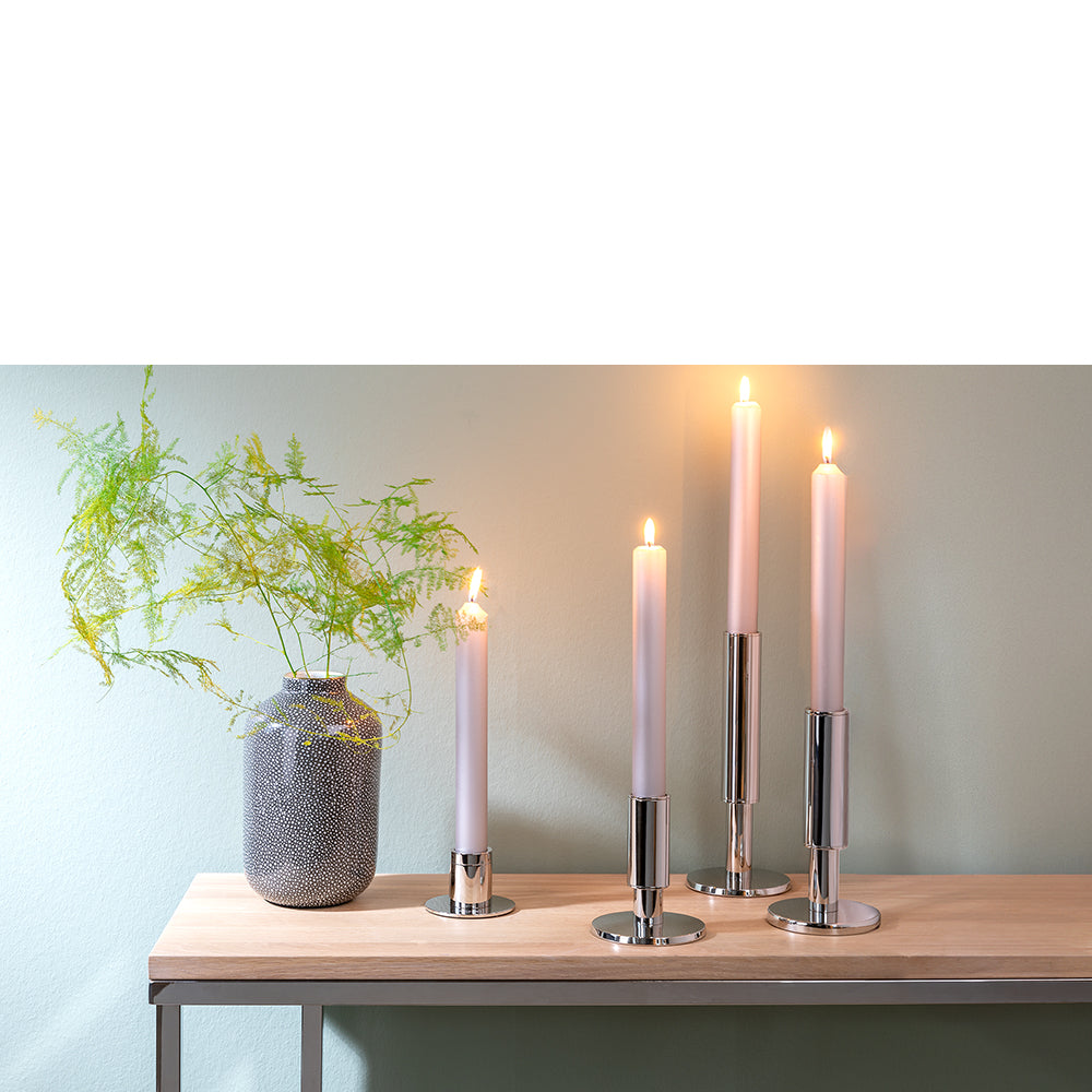 RITMO Leuchter silberfarben