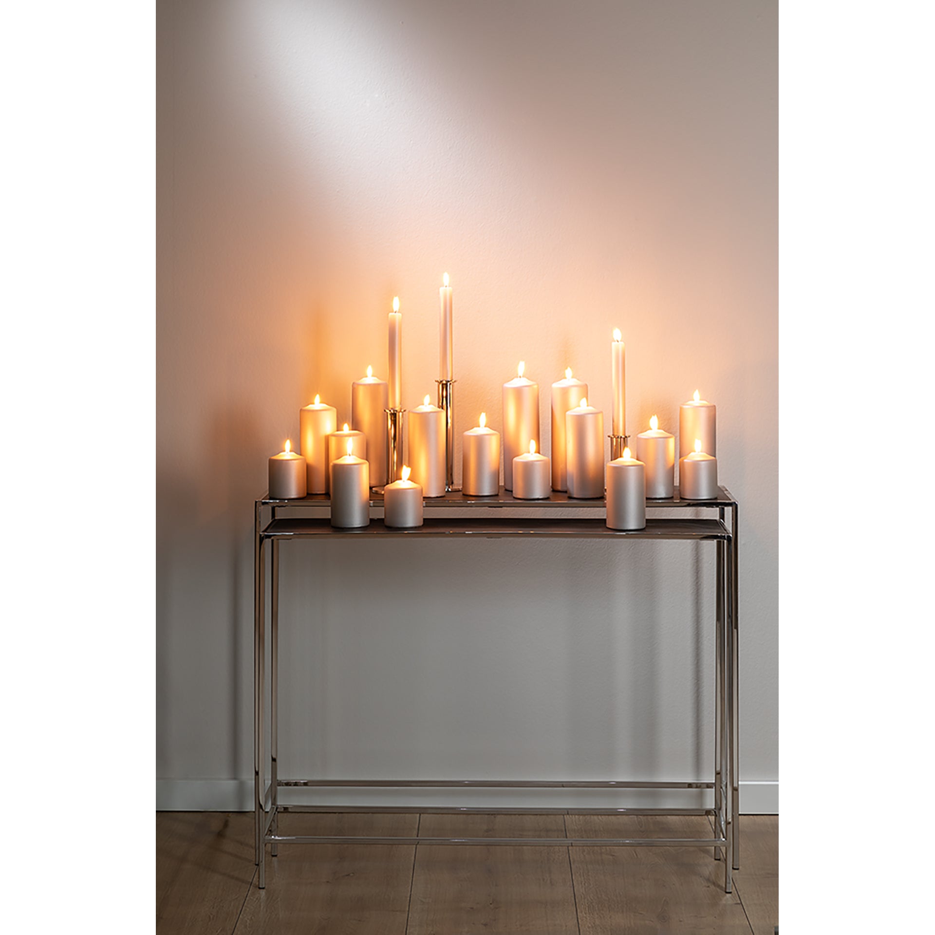 MAURICE Konsoltisch silberfarben