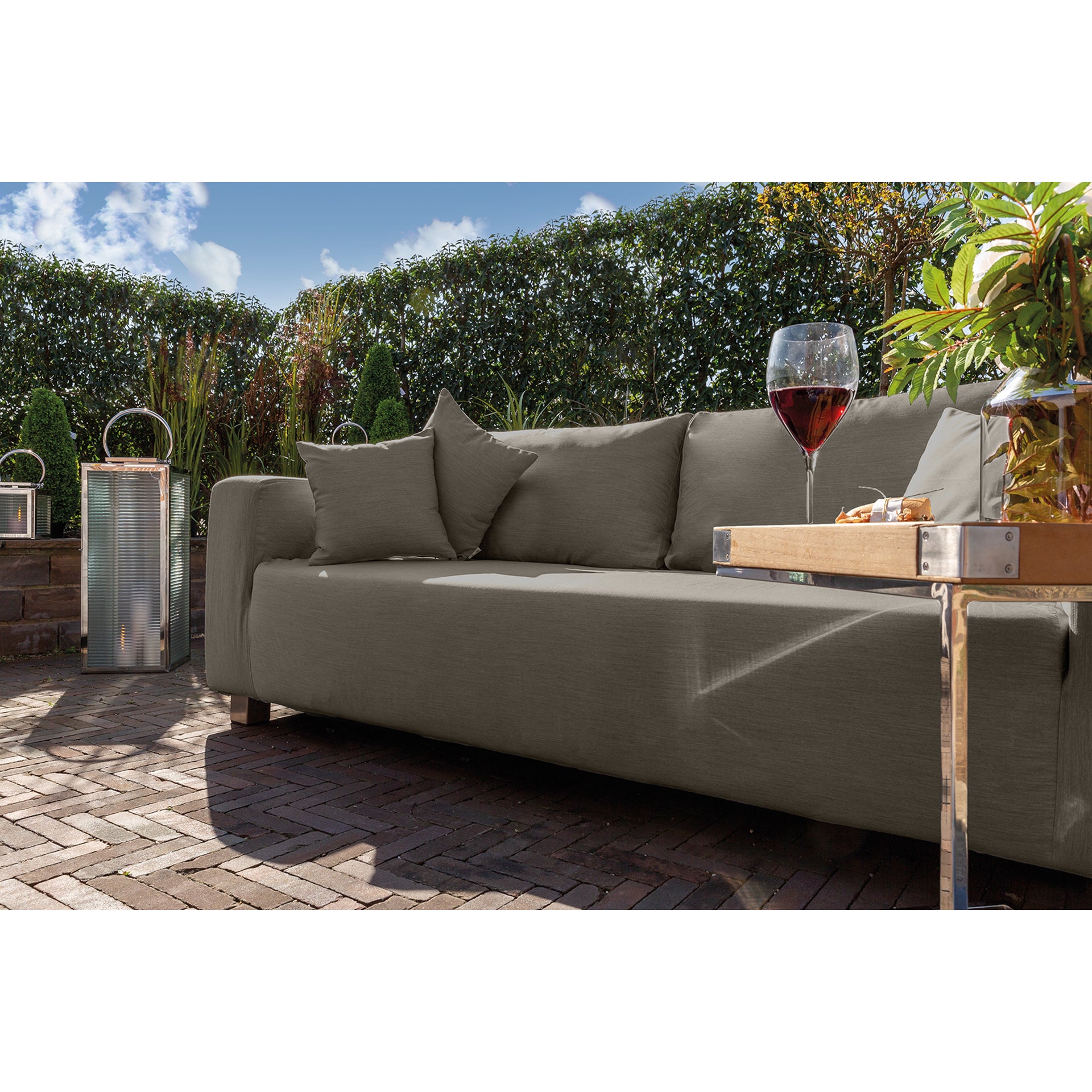 CARLO Komplettbezug für 3 - Sitzer sand