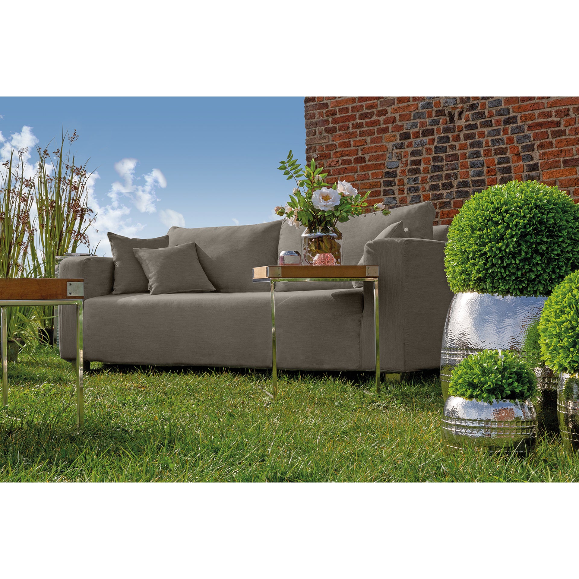 CARLO Komplettbezug für 3 - Sitzer sand