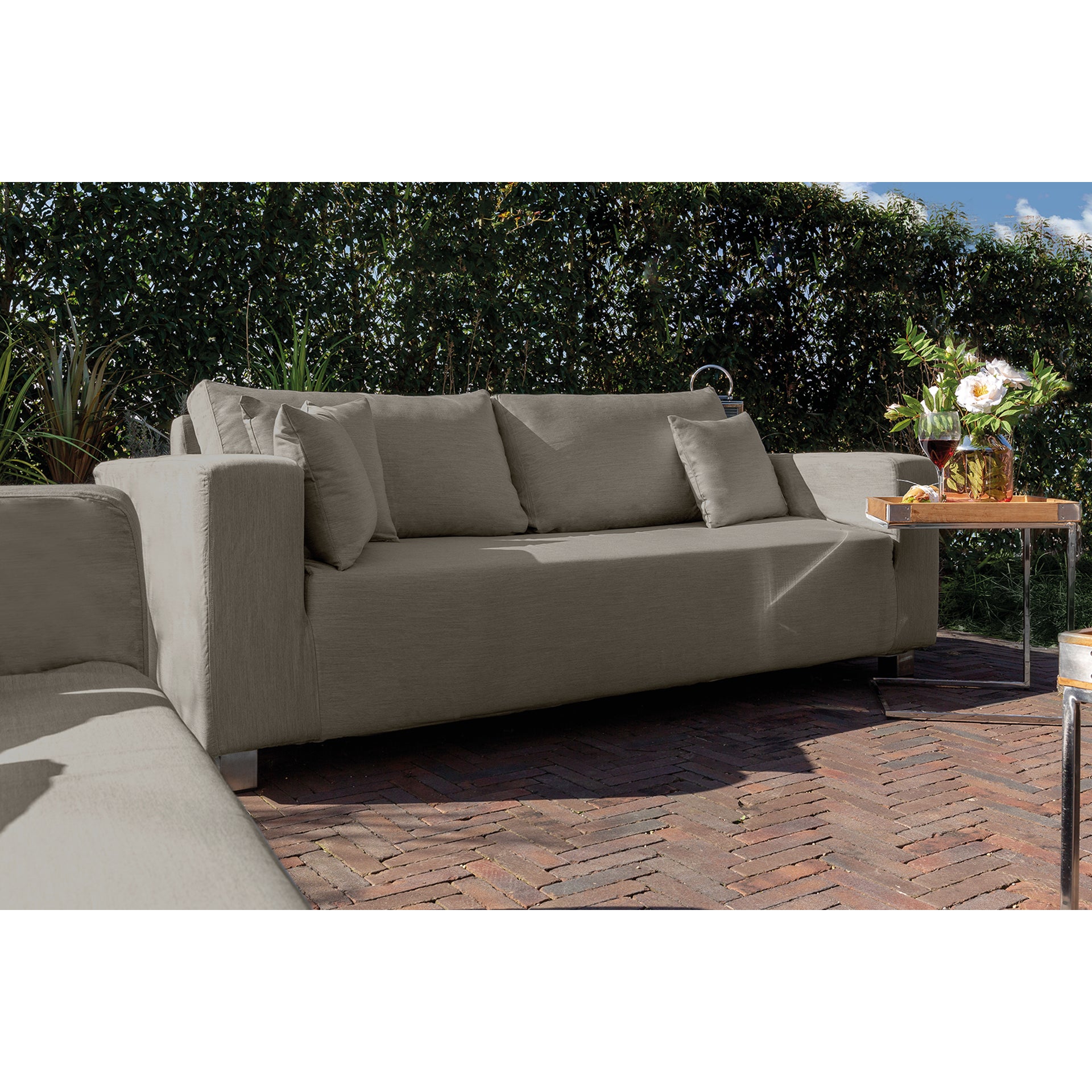 CARLO Komplettbezug für 3 - Sitzer sand