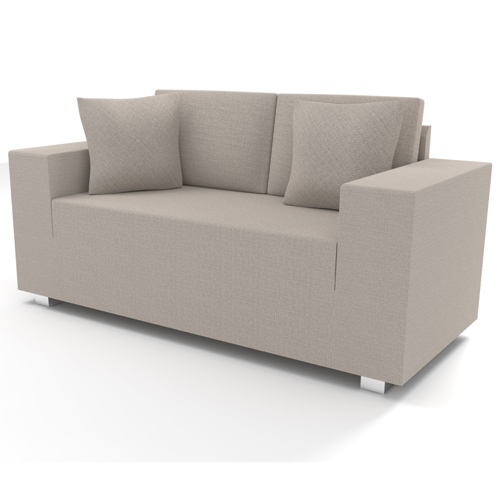 CARLO Komplettbezug für 2 - Sitzer taupe