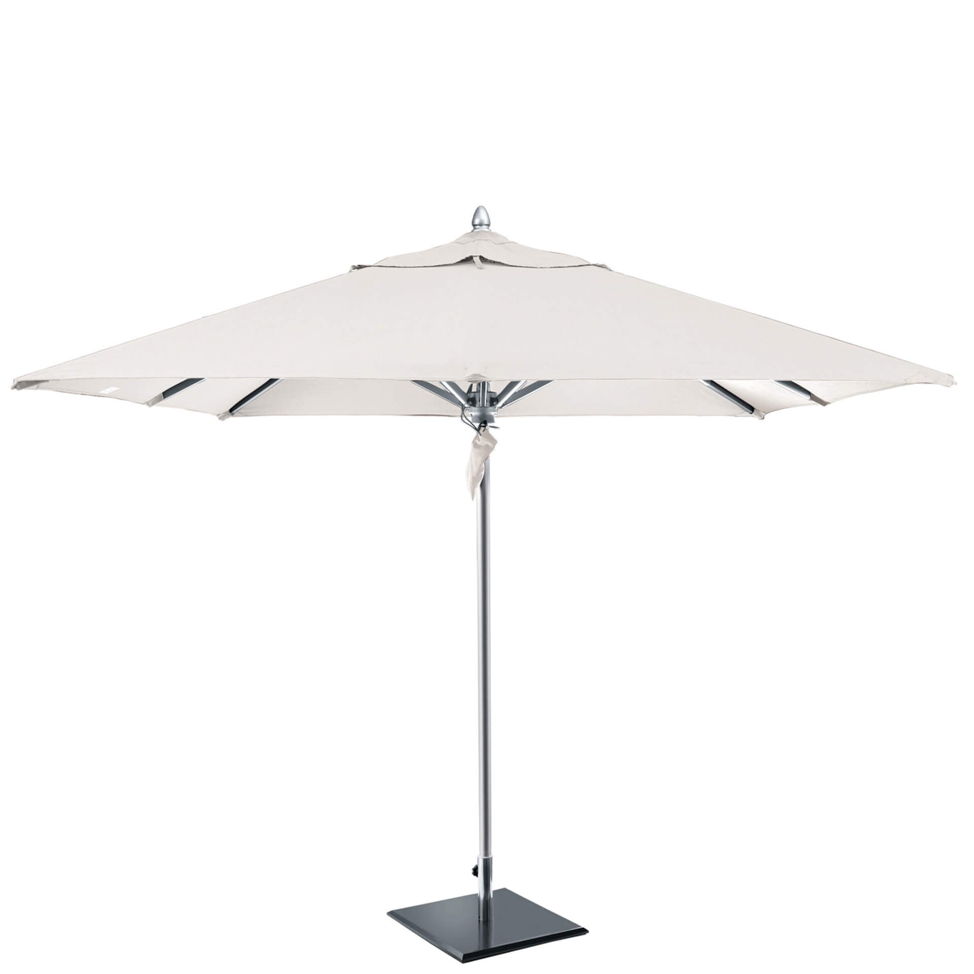 CARLO Sonnenschirmgestell ohne Bezug silberfarben
