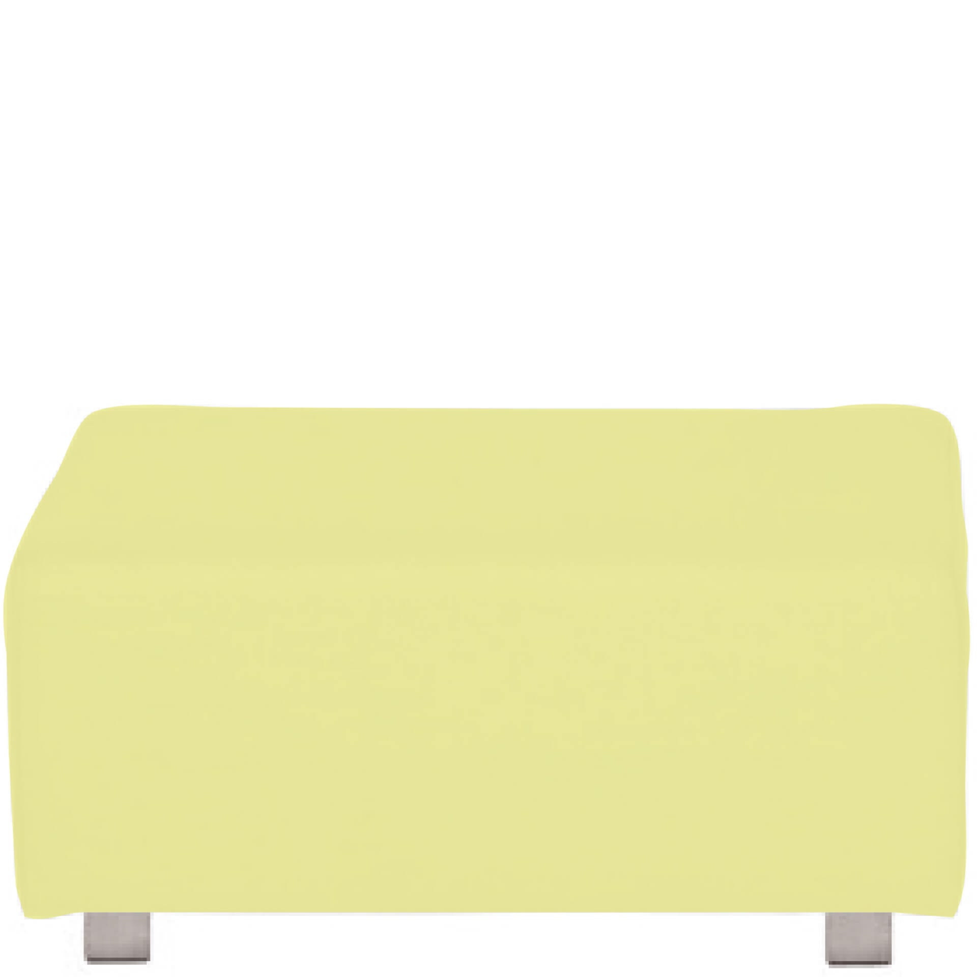 CARLO Komplettbezug für Ottoman lemon