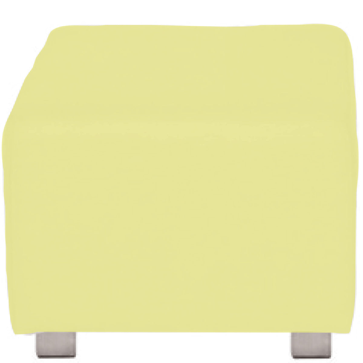 CARLO Komplettbezug für Hocker lemon