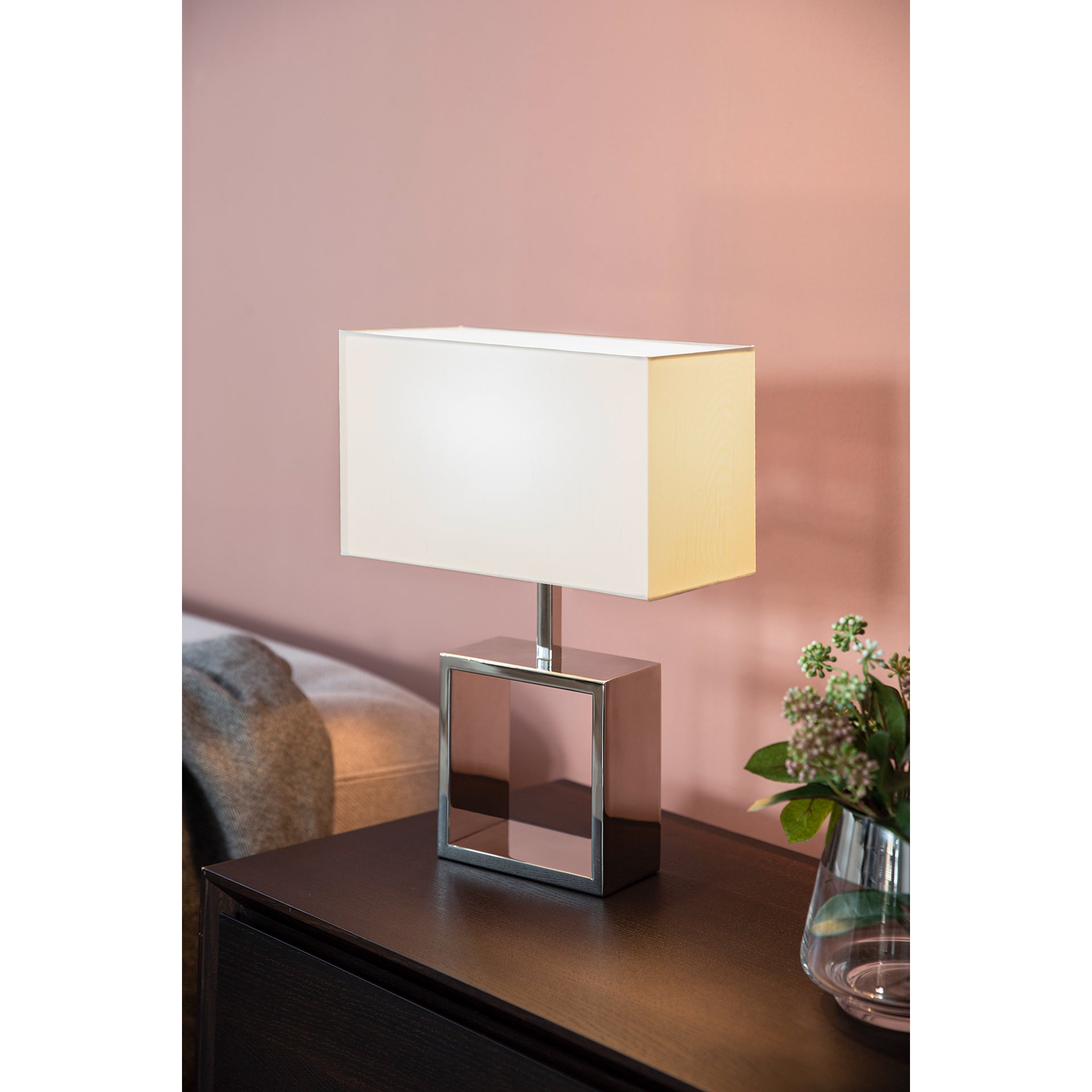 CLASS Tischleuchte Fuß silberfarben