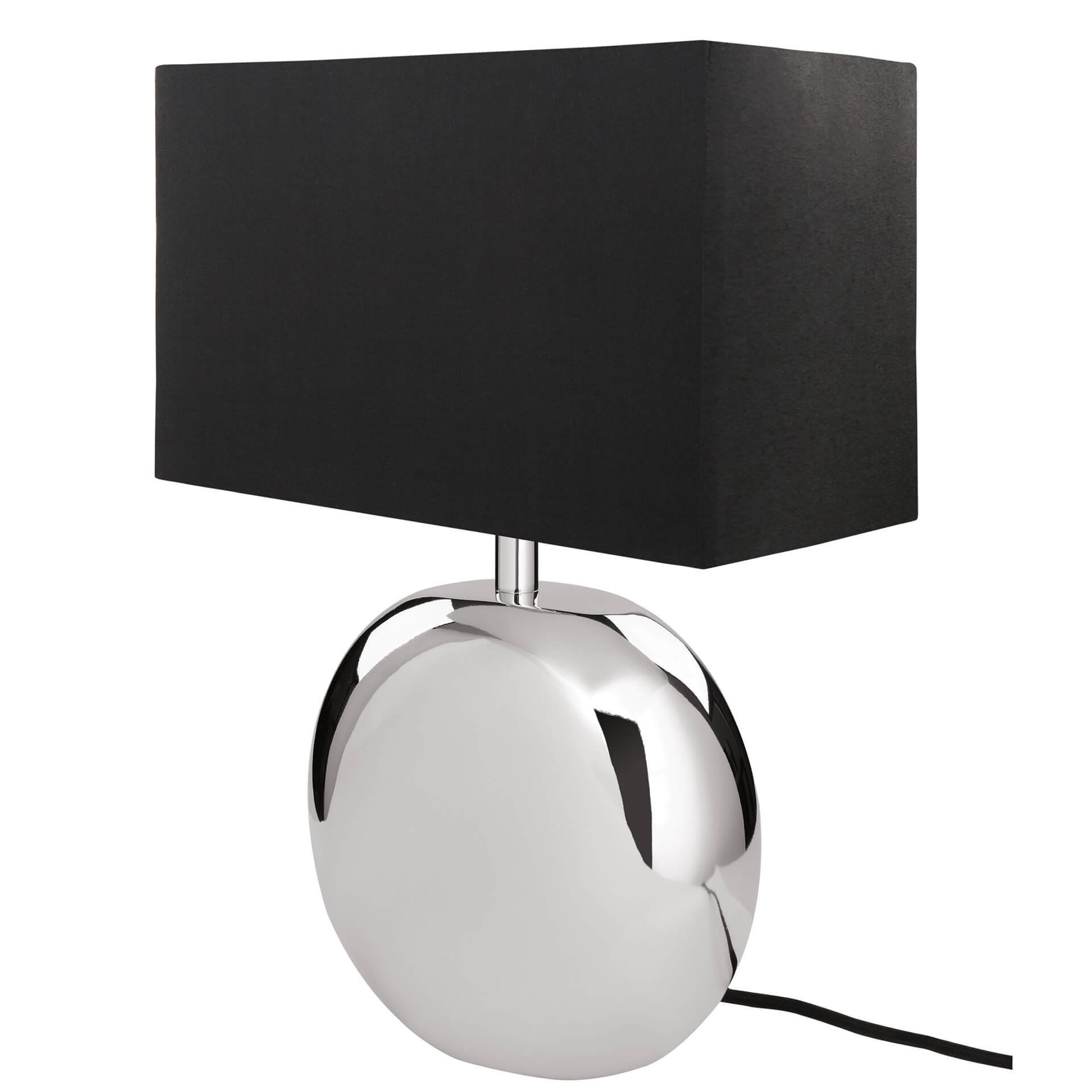 LUNA Tischleuchte Fuß silberfarben