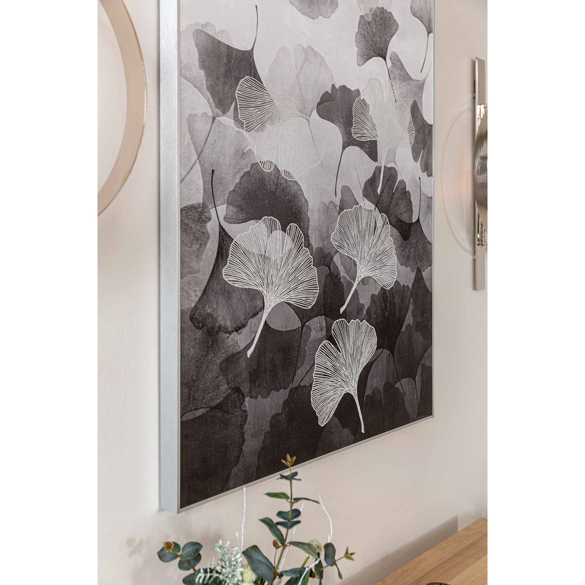 GESA Wanddekoration silber