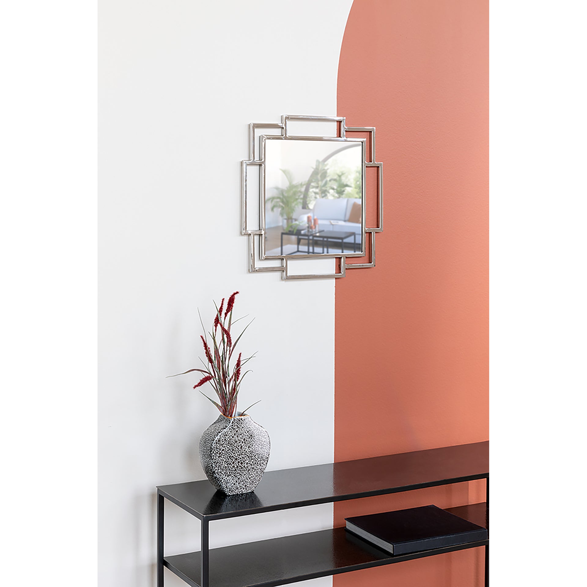 HOMMAGE Spiegel silberfarben