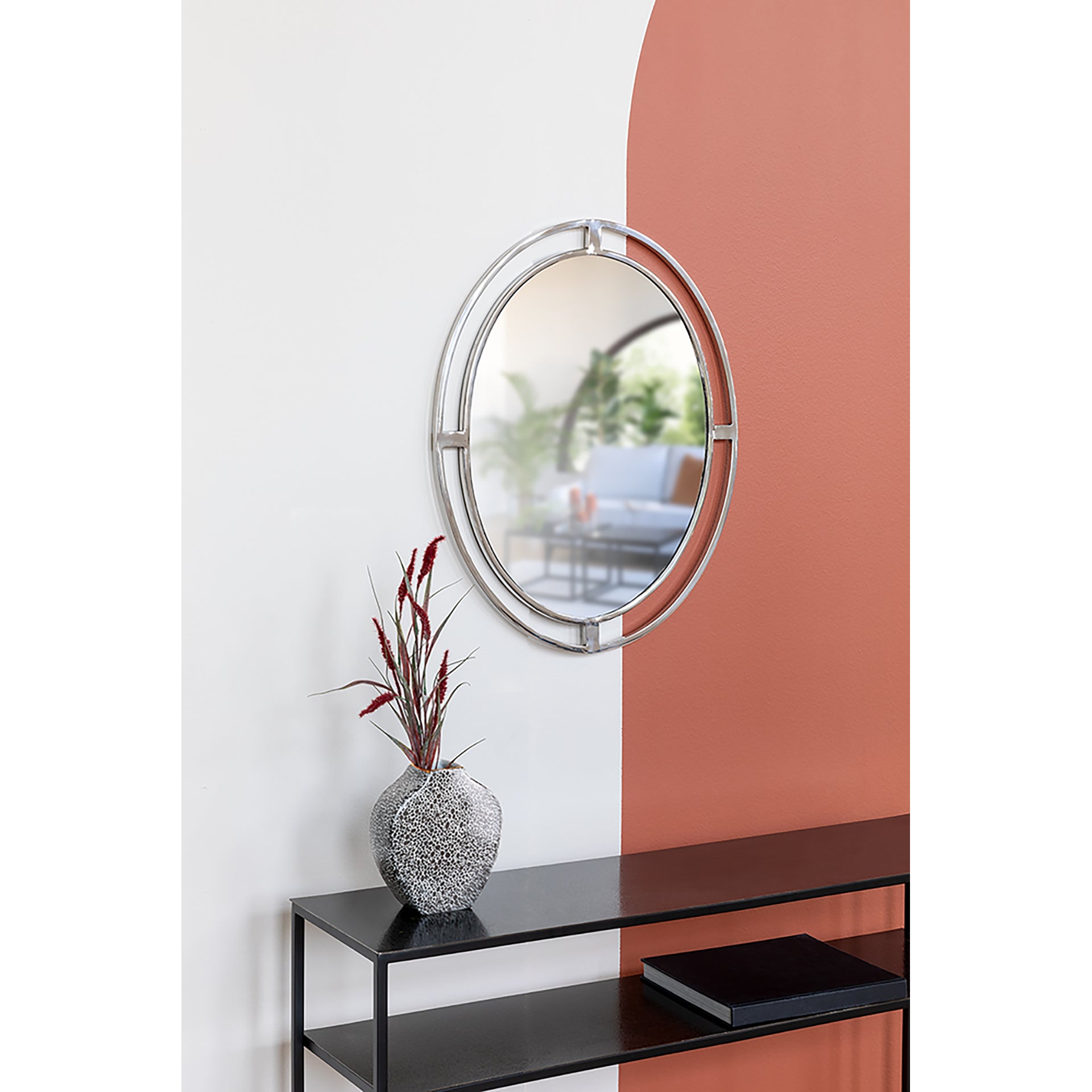 JUSTINE Spiegel silberfarben