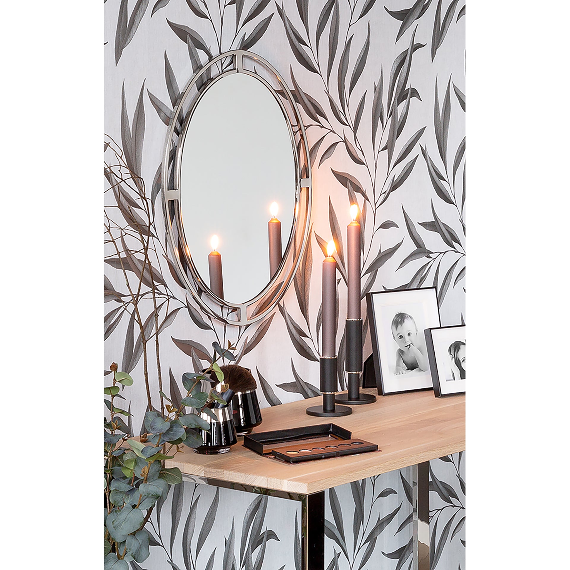 JUSTINE Spiegel silberfarben