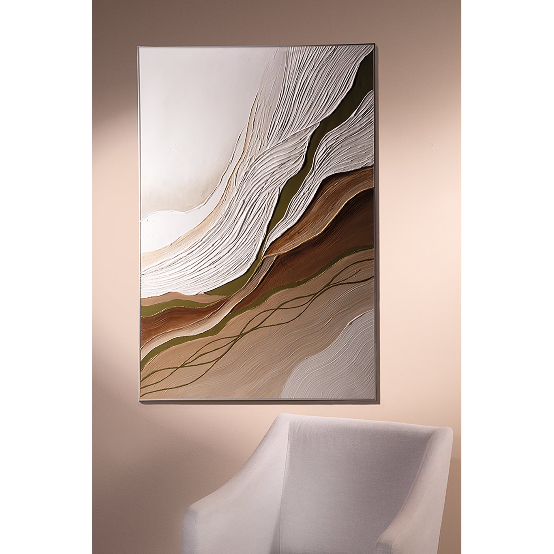 FERANO Wandbild bronze