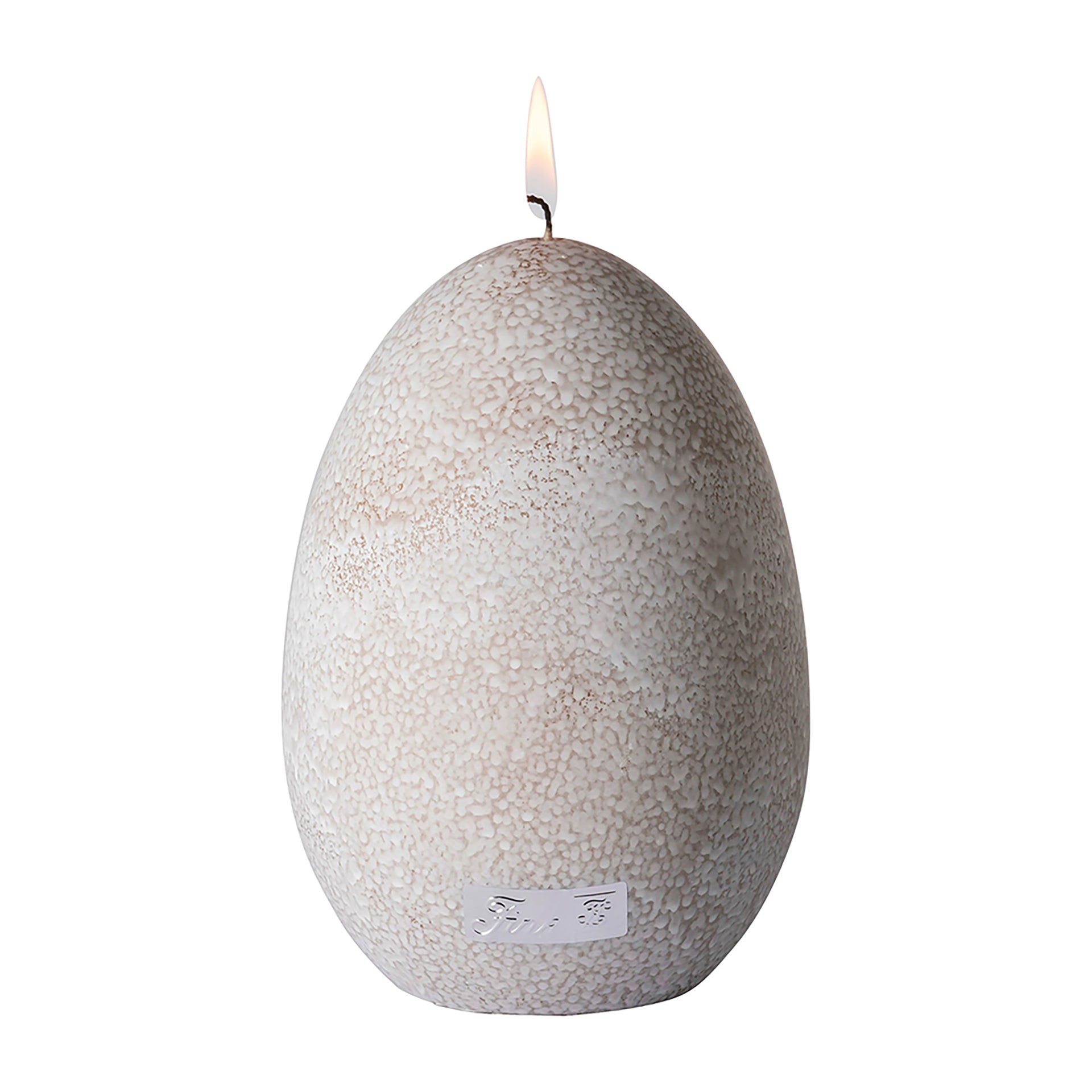 CANDLE Eikerze taupe