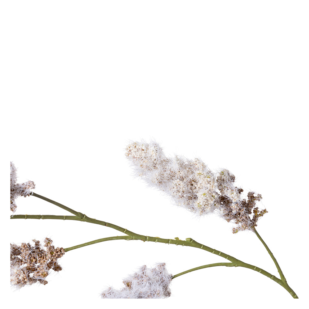 LAMPENPUTZER Kunstblume weiß