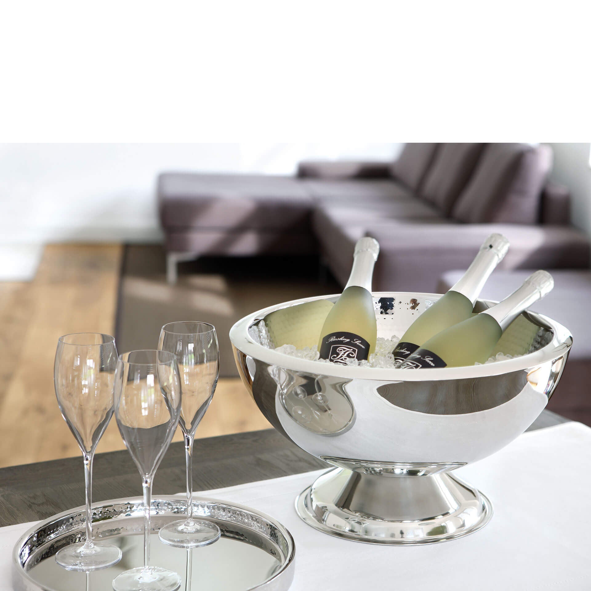 KALAS Punchbowl silberfarben