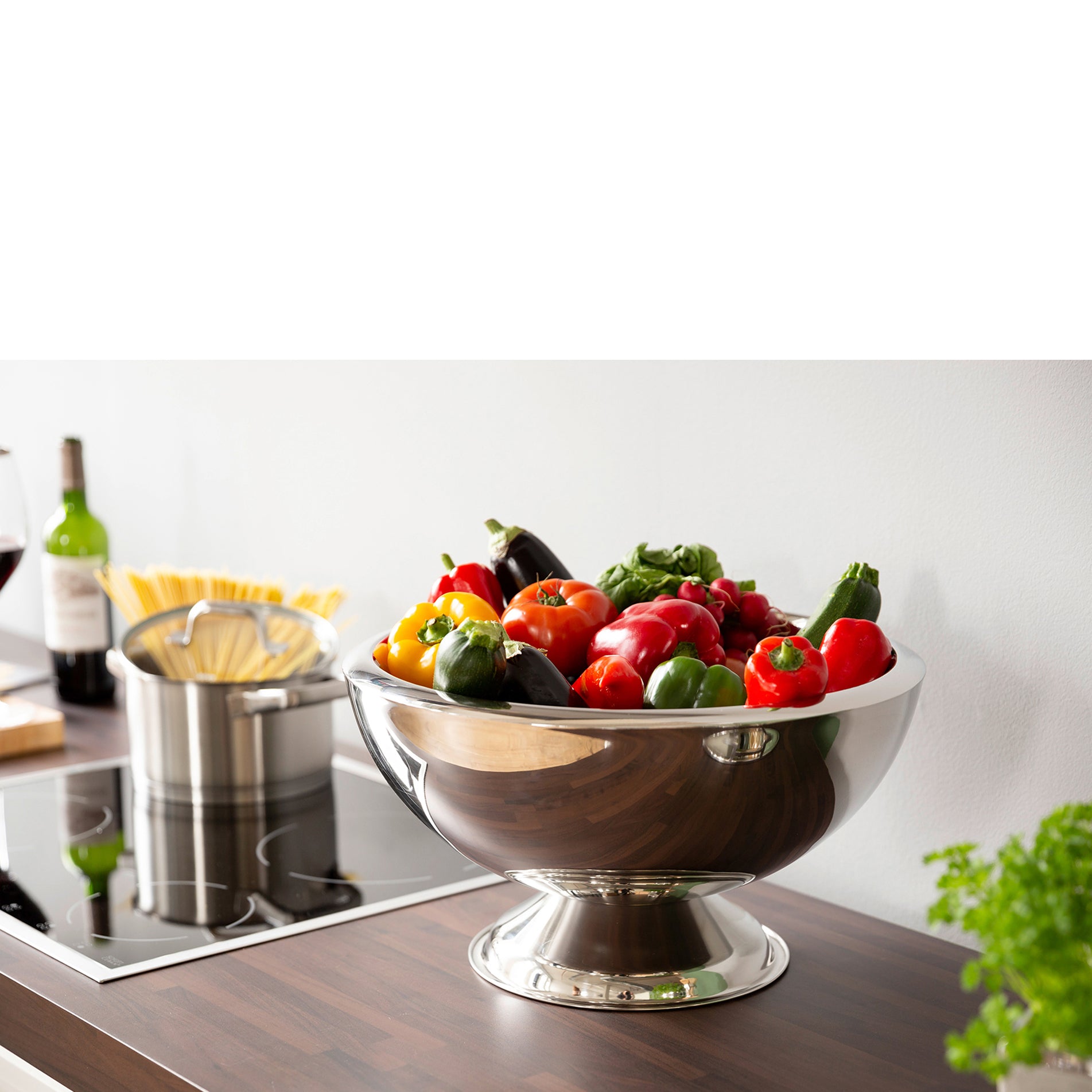 KALAS Punchbowl silberfarben