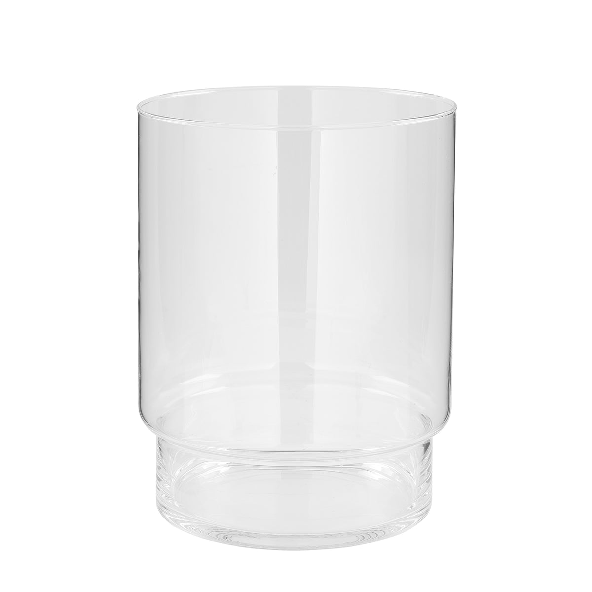 GLASZYLINDER Glaszylinder mit Boden transparent