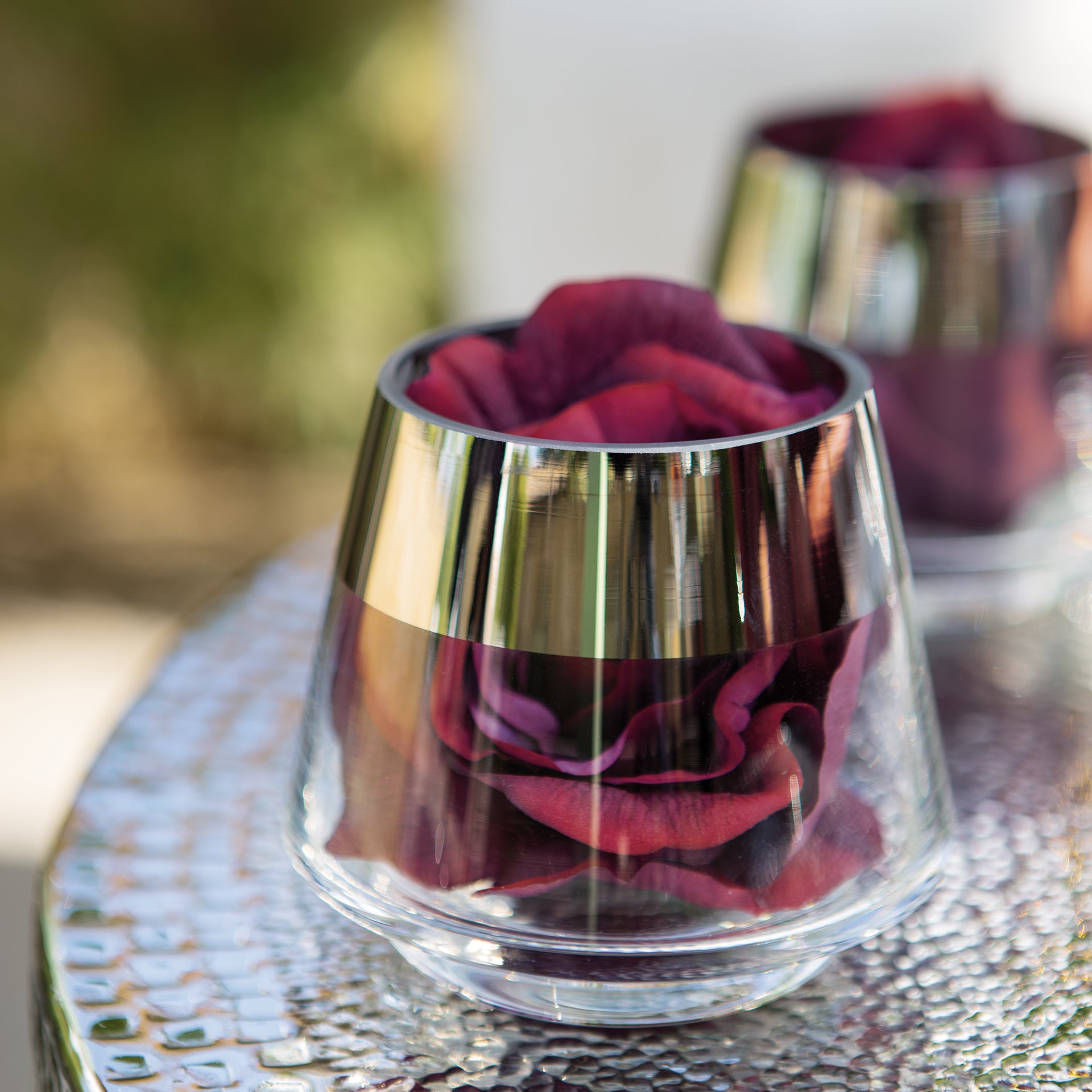 JONA Teelichthalter transparent