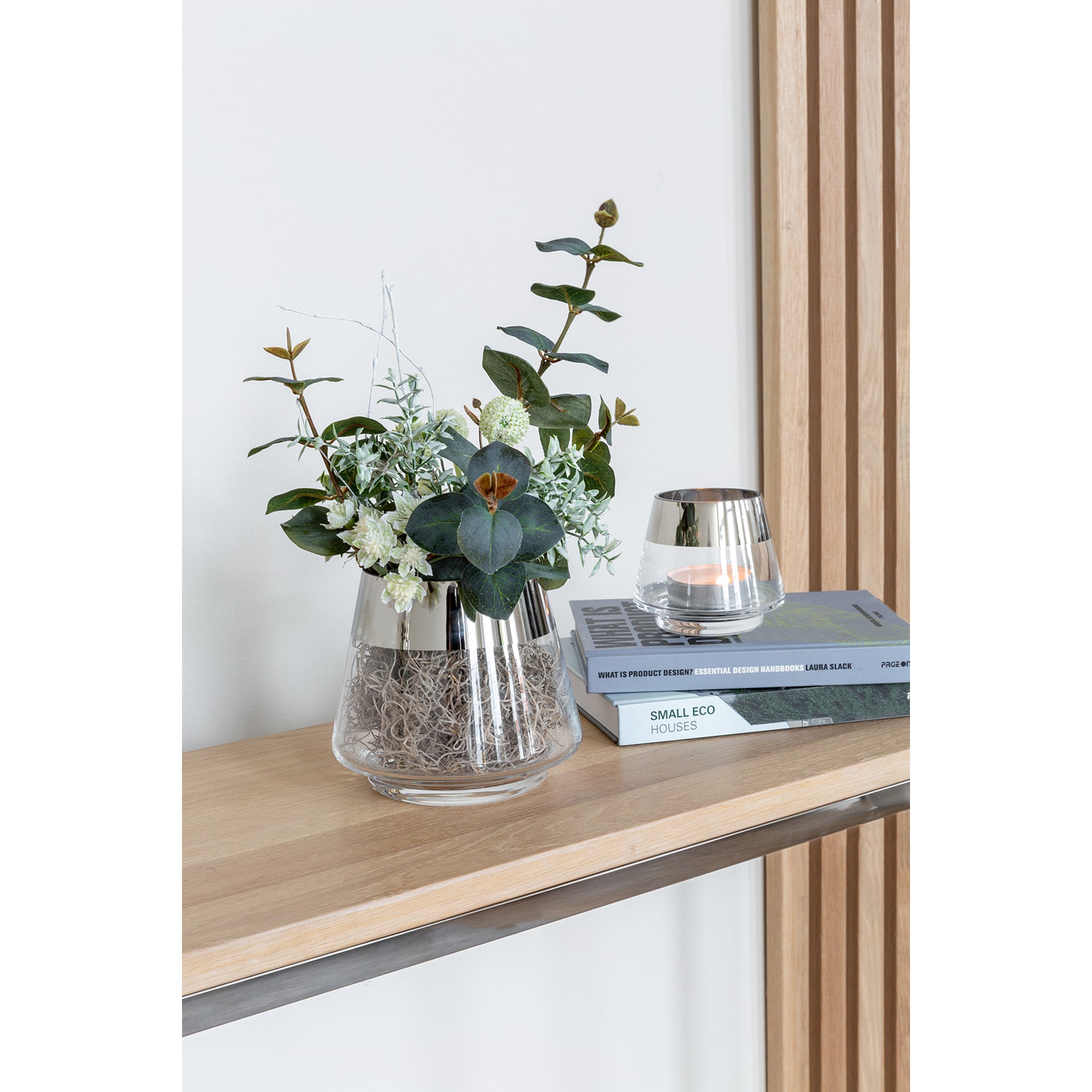 JONA Teelichthalter transparent