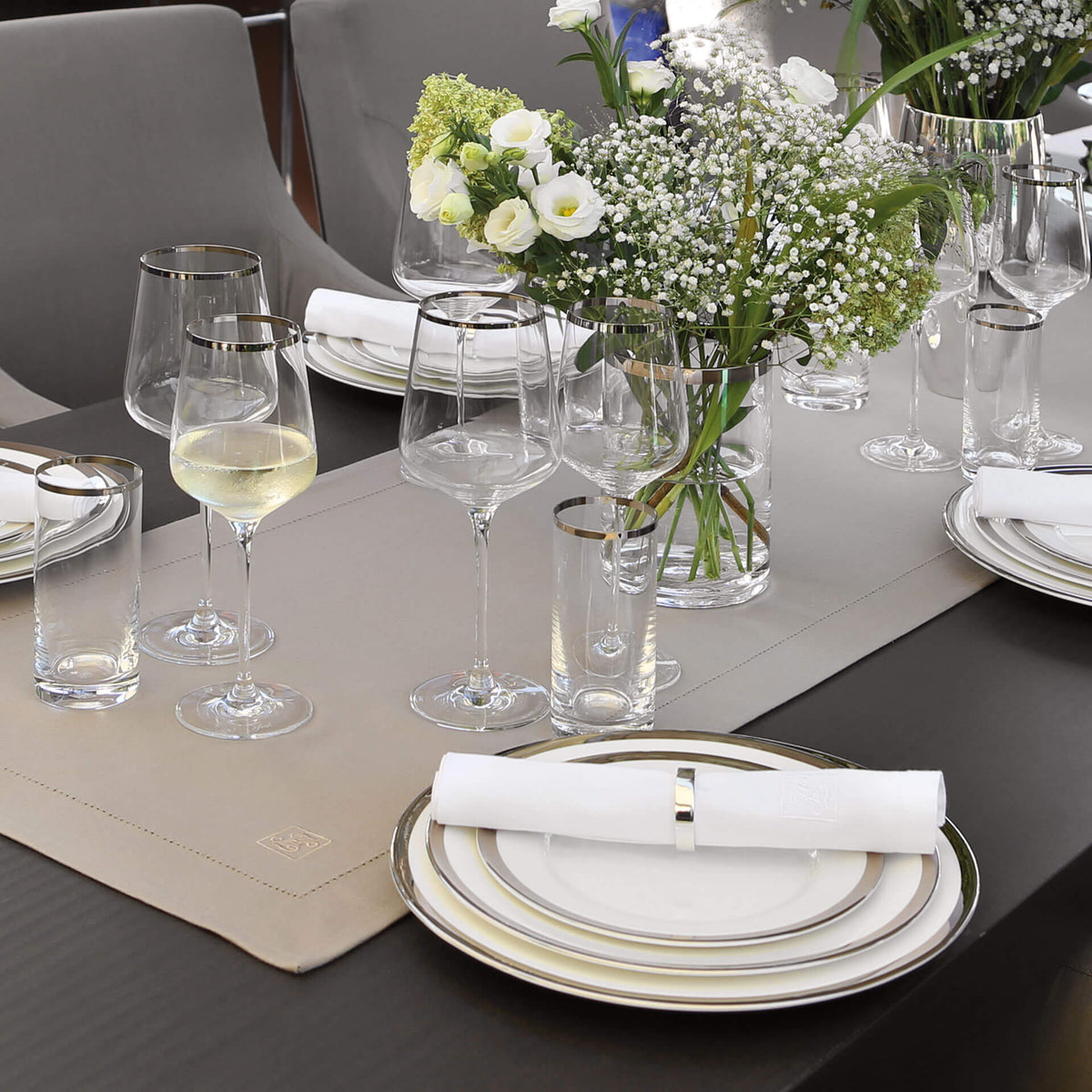 PLATINUM Glaszylinder mit Boden transparent