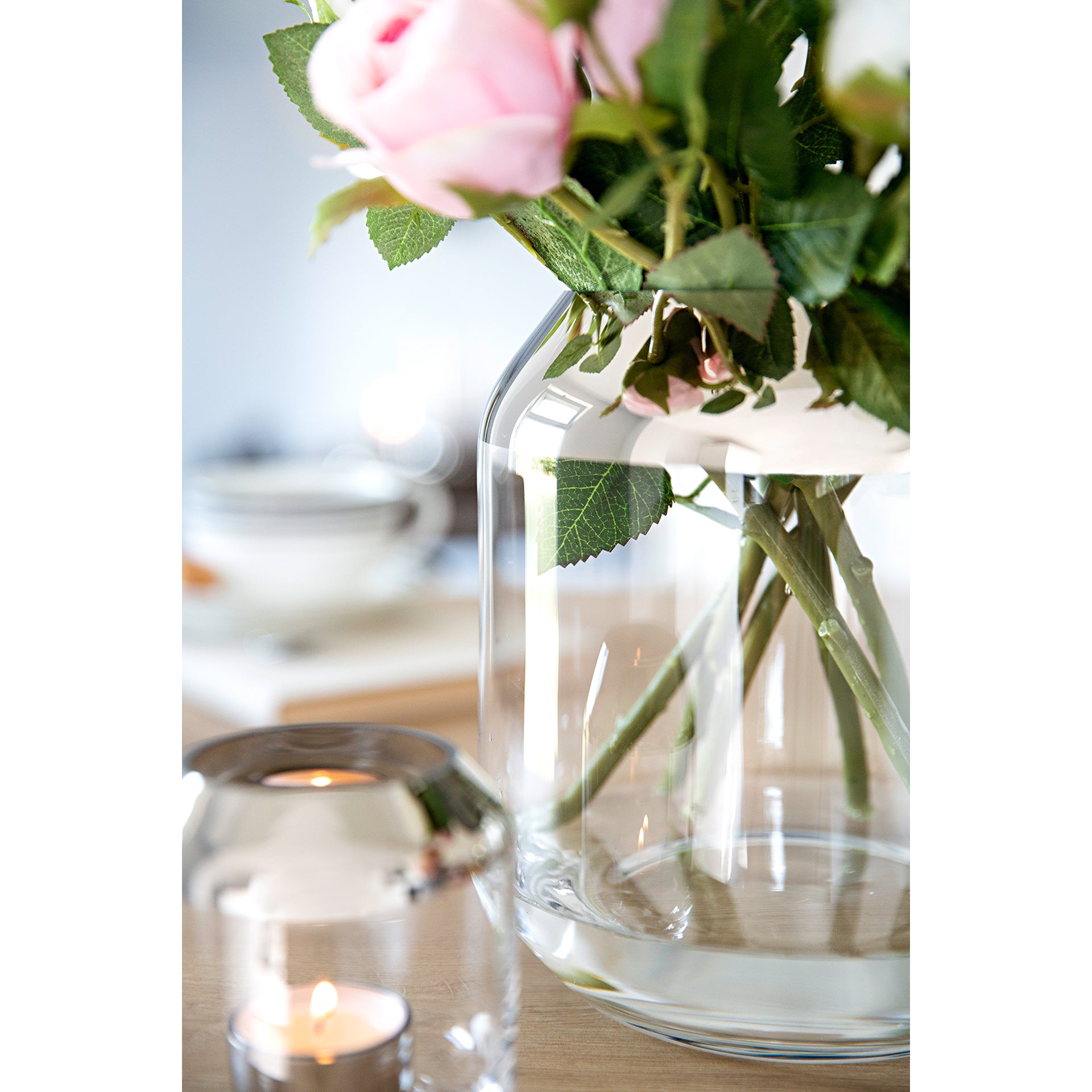 SMILLA Teelichthalter transparent