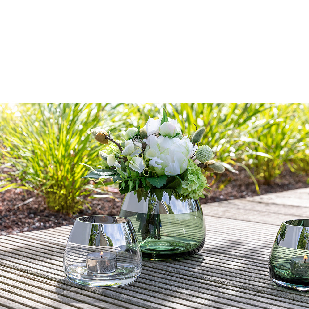 BELLA Teelichthalter transparent